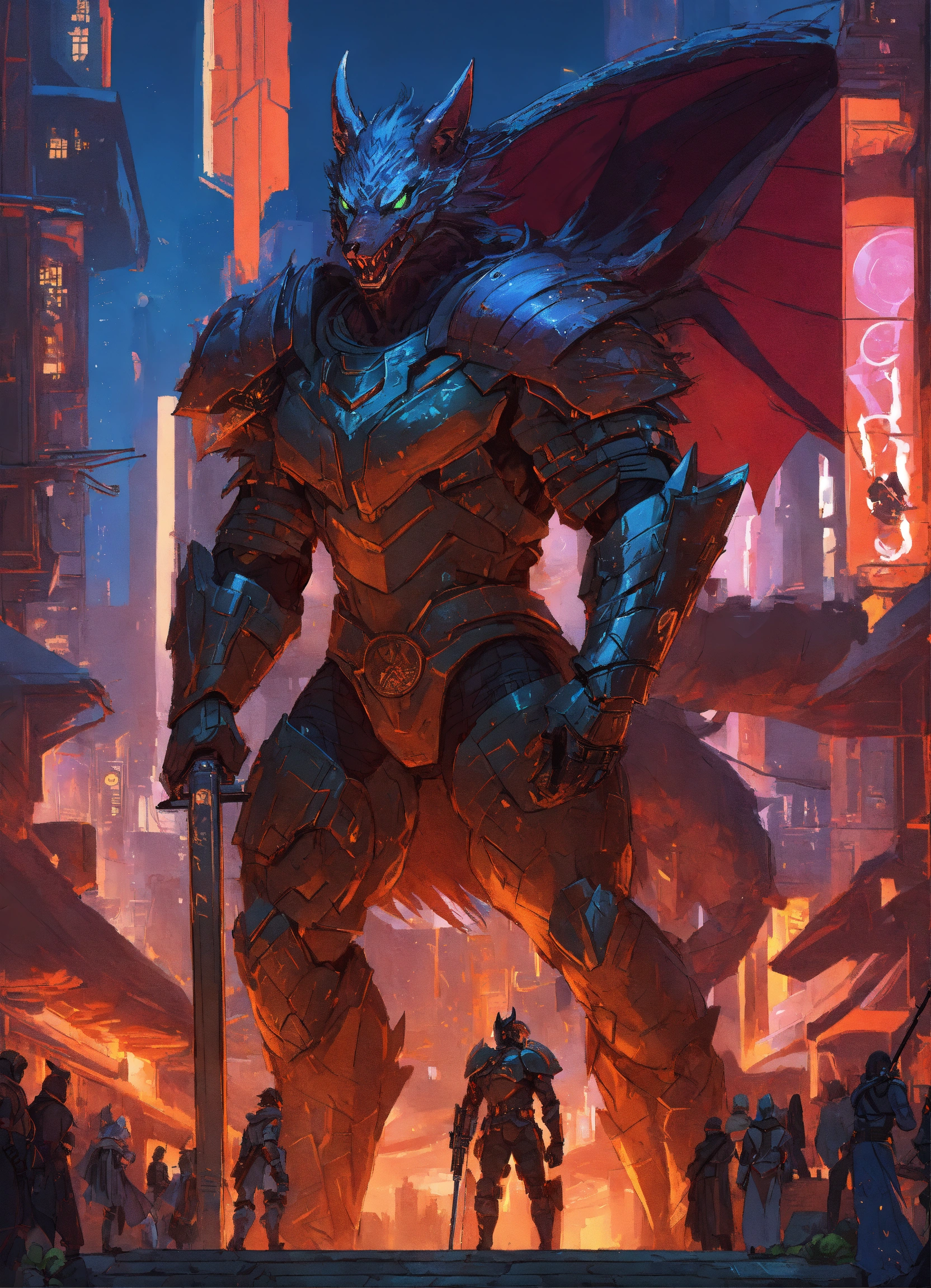 Lexica - Dragon hybrid mutated Male and female werewolves\raven Batman ...