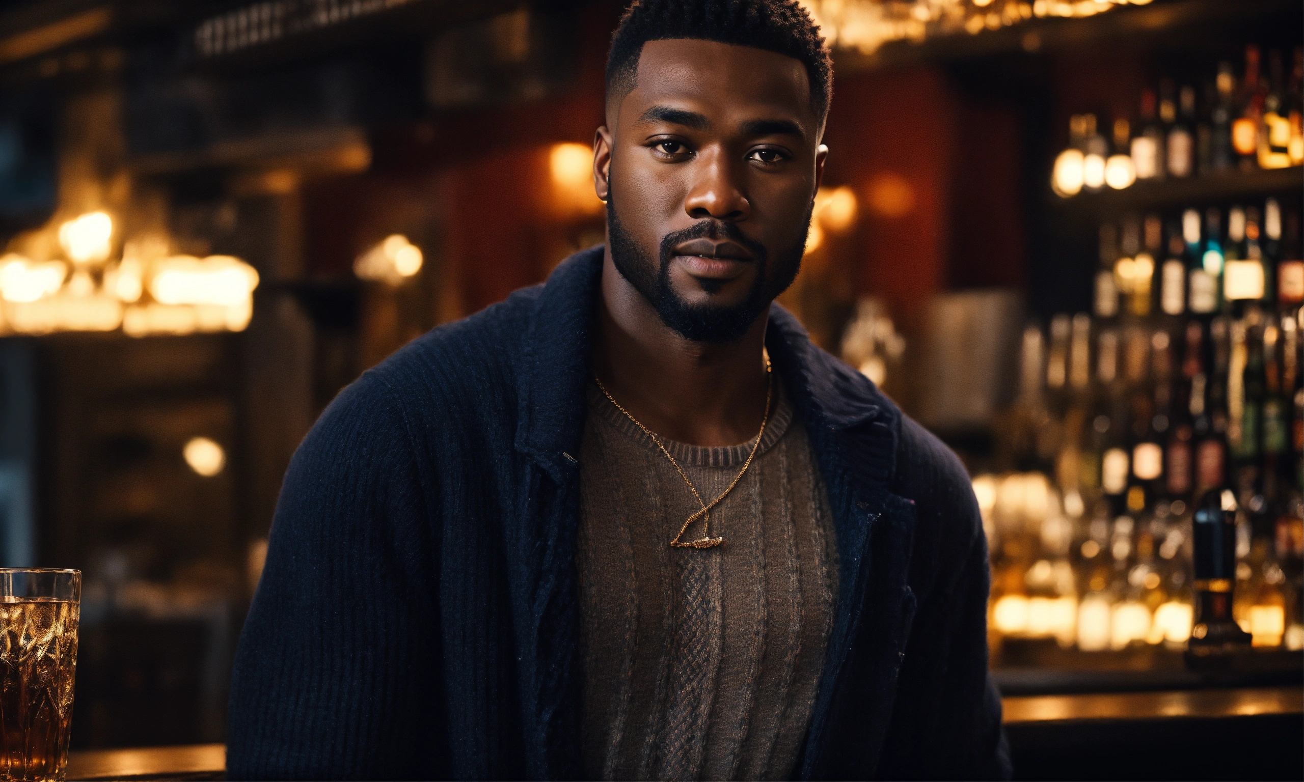 lexica-clean-cut-handsome-black-man-at-his-nice-fancy-bar-with-his