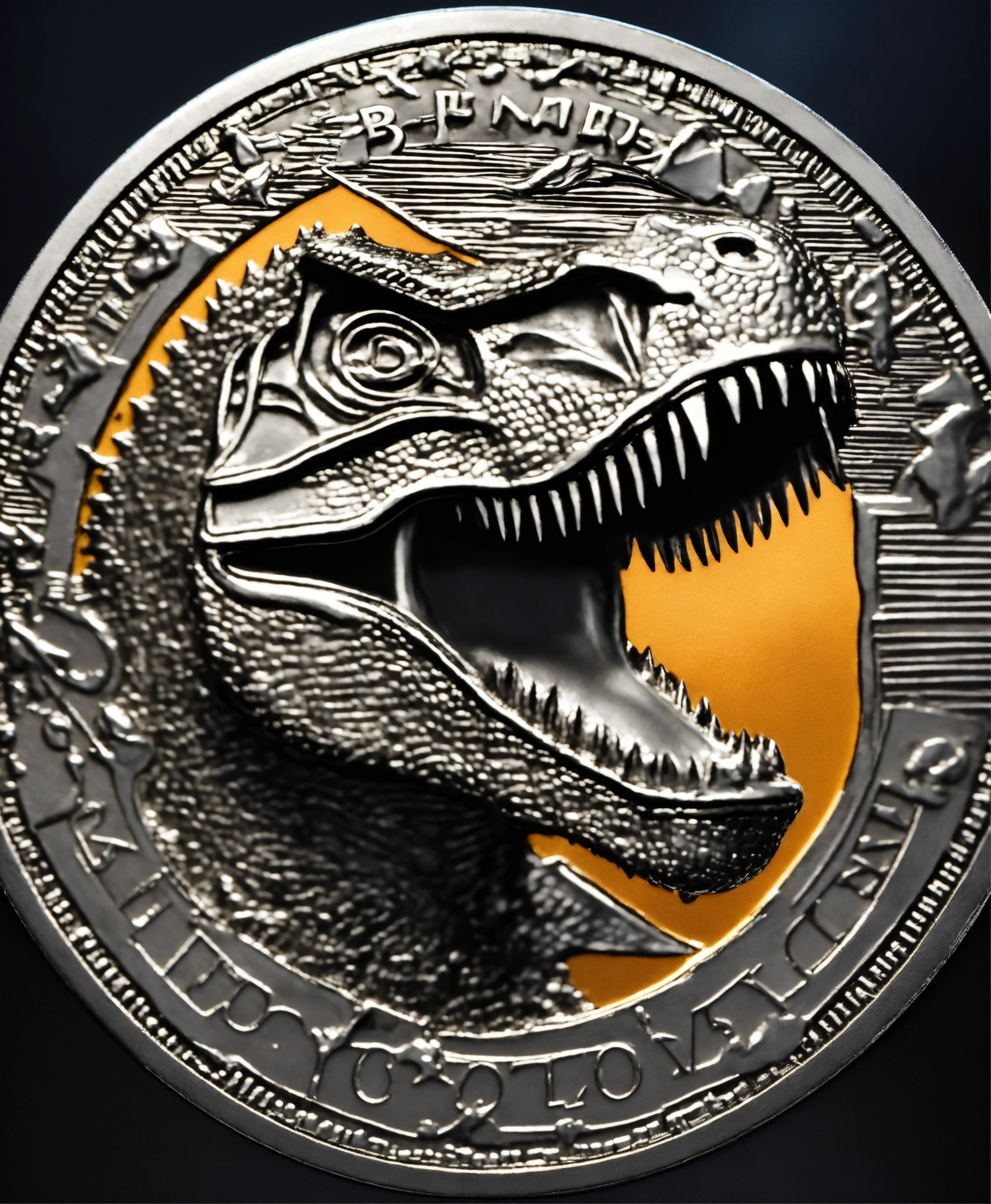 Lexica - A simple, silver image of a Bitcoin in the center of which you ...