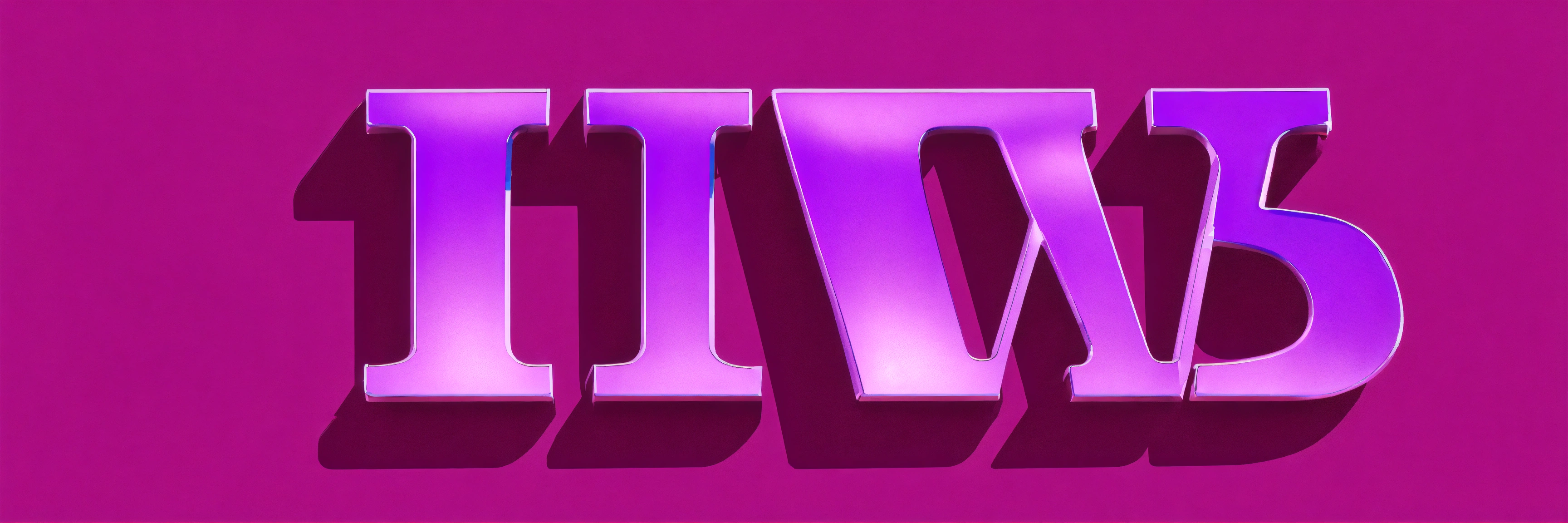 Lexica Luvender Color L U V 3 Letters Logo Icon Web 3d Purple Fuxia Or Lavander Color