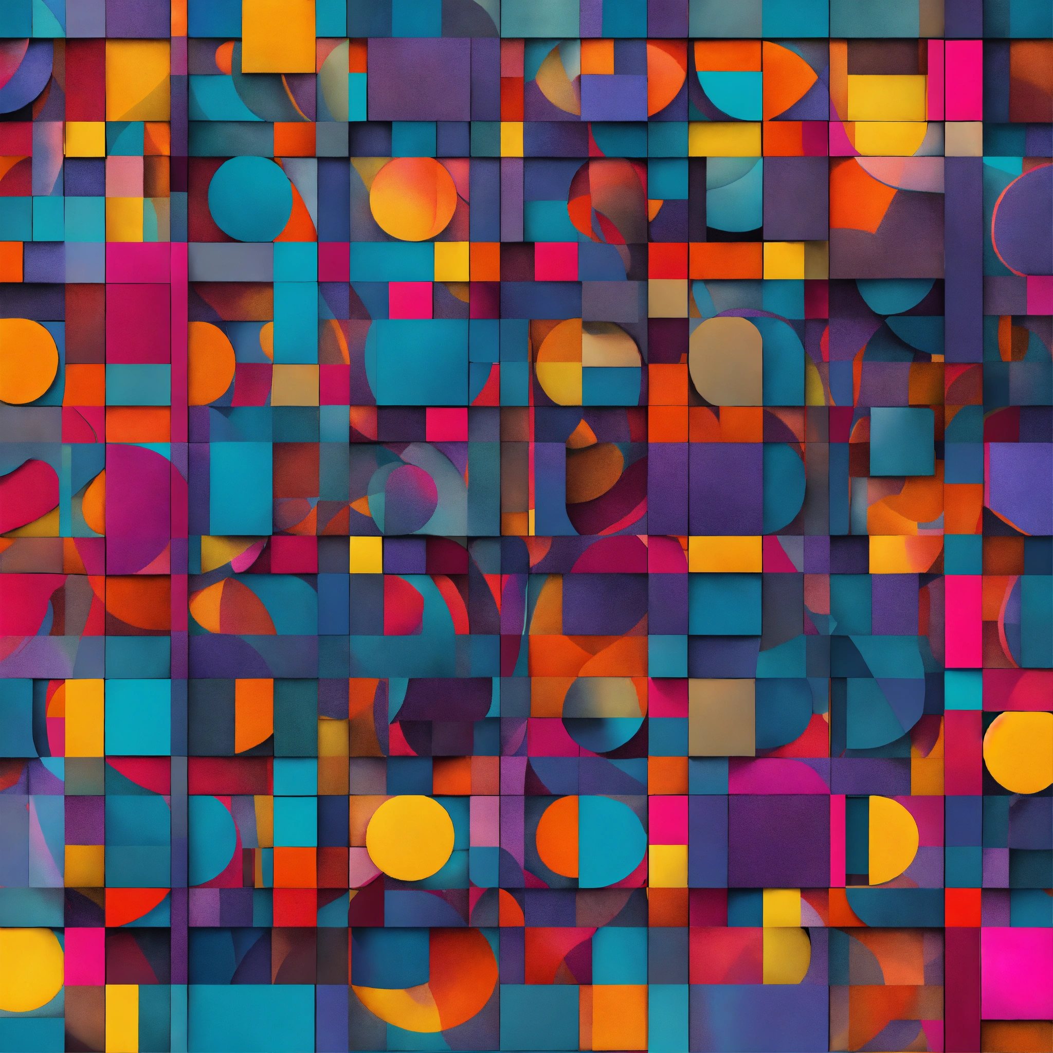 Lexica - Geometric shapes, multi-dimensional, surreal, abstract