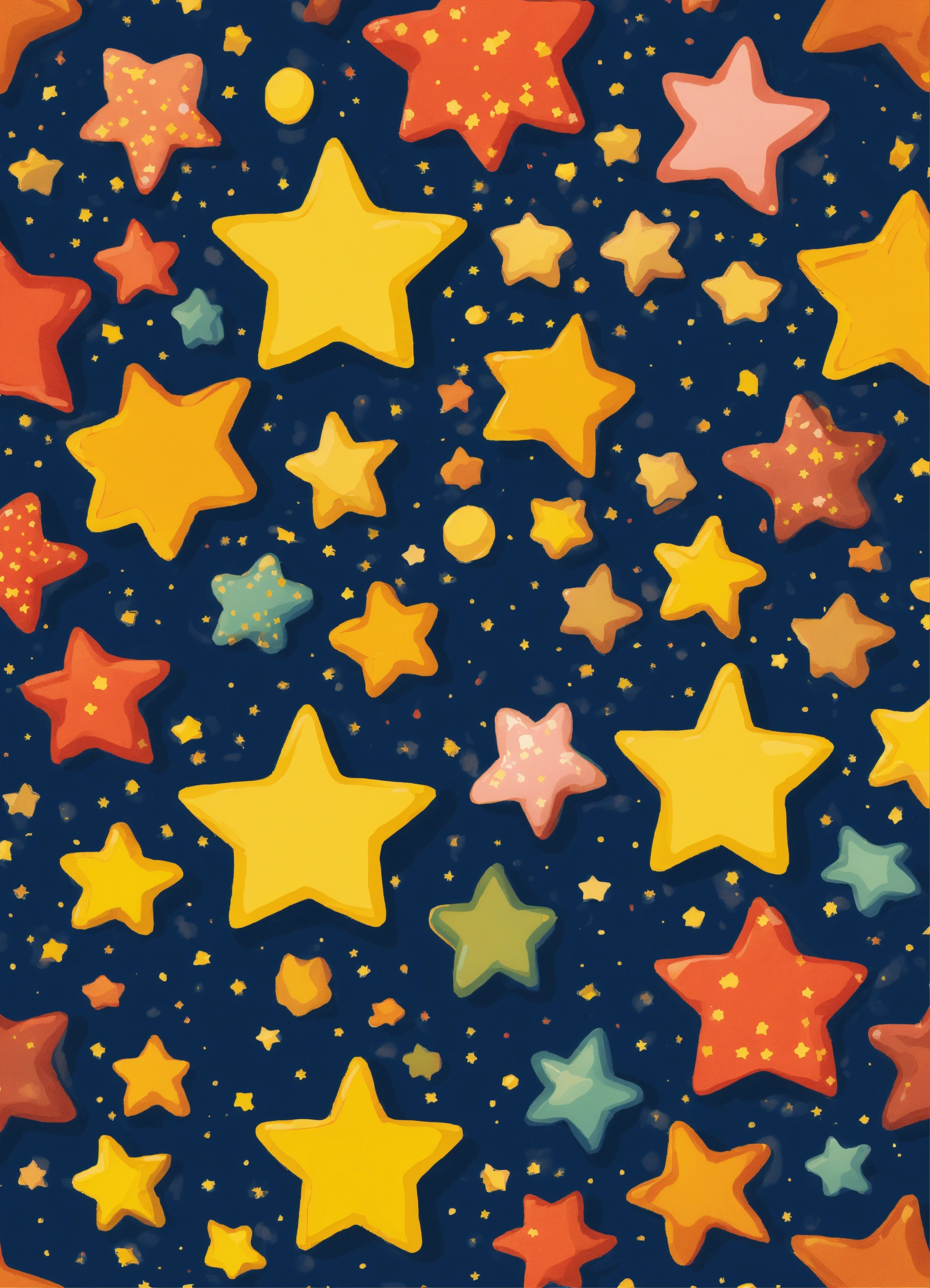 Lexica - Little star pattern, in cartoon art