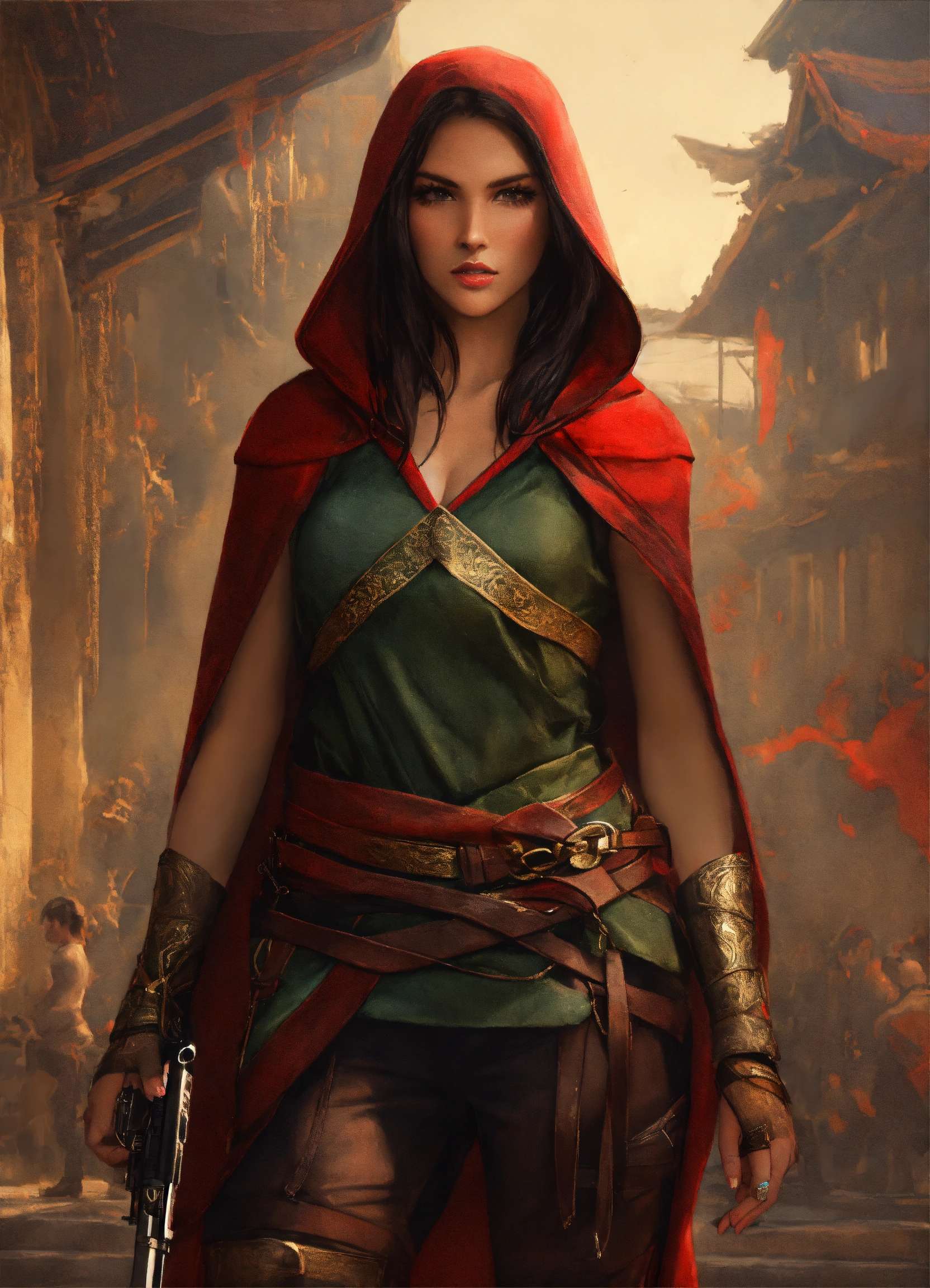 Lexica - Beautiful assassin woman