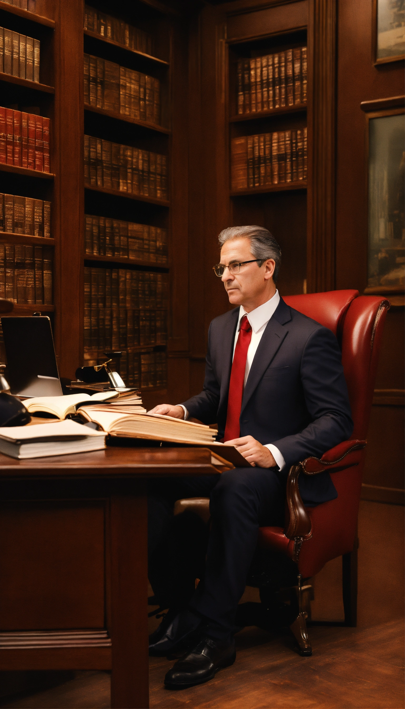 Lexica - Create an animation of a professional lawyer, photoshoot by ...