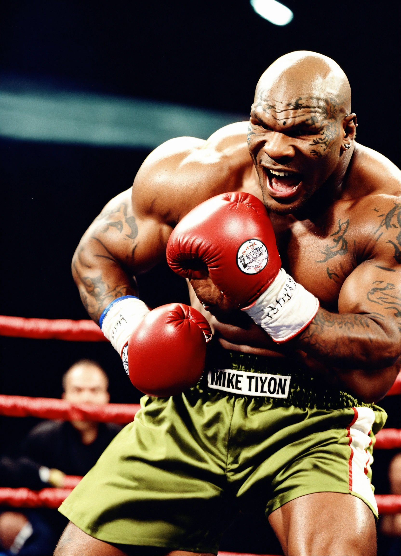 Lexica - Mike Tyson as an ogre about to destroy an opponent in the ...
