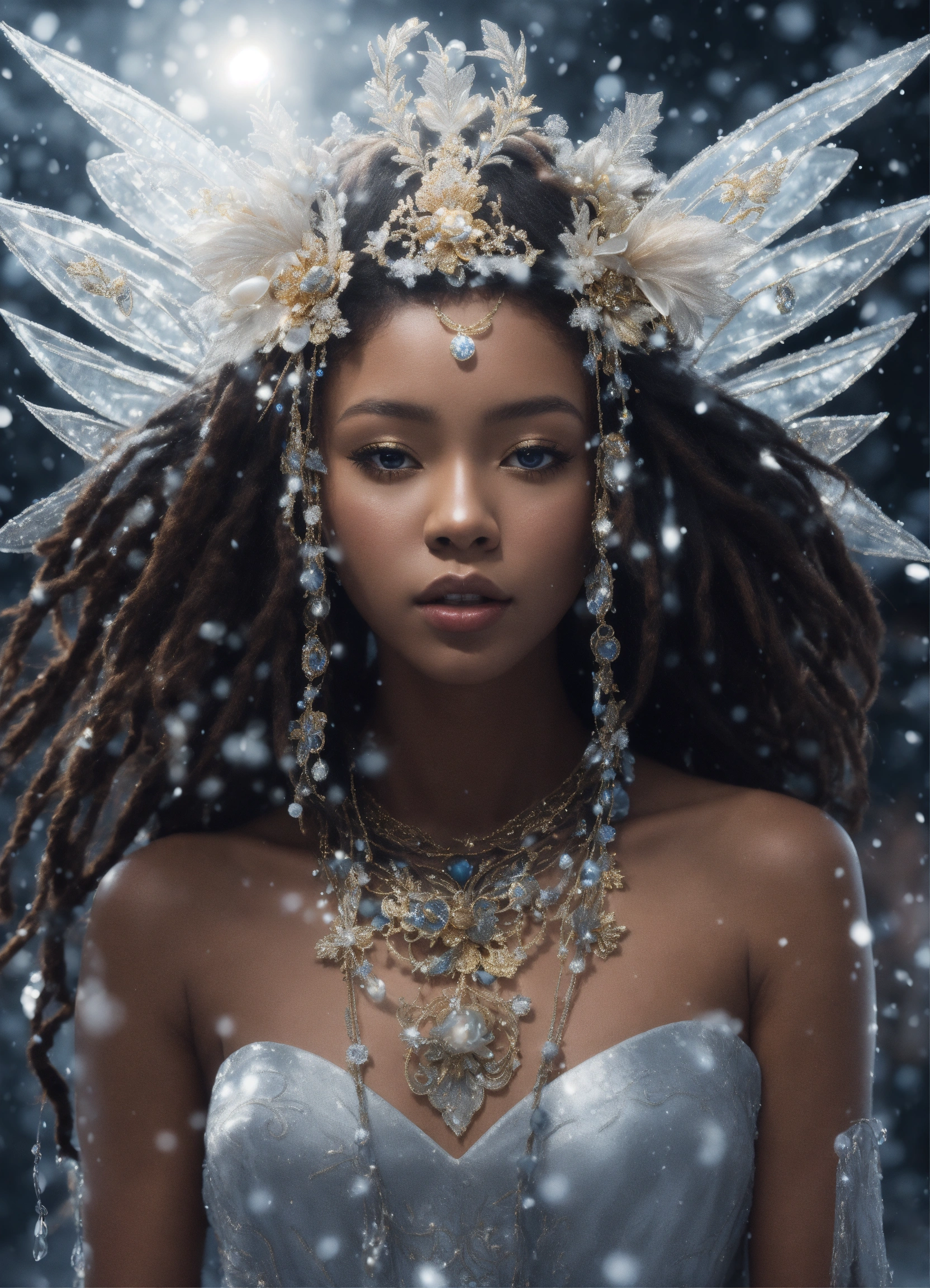 Lexica - Stunning interpretation of a young black american woman ...