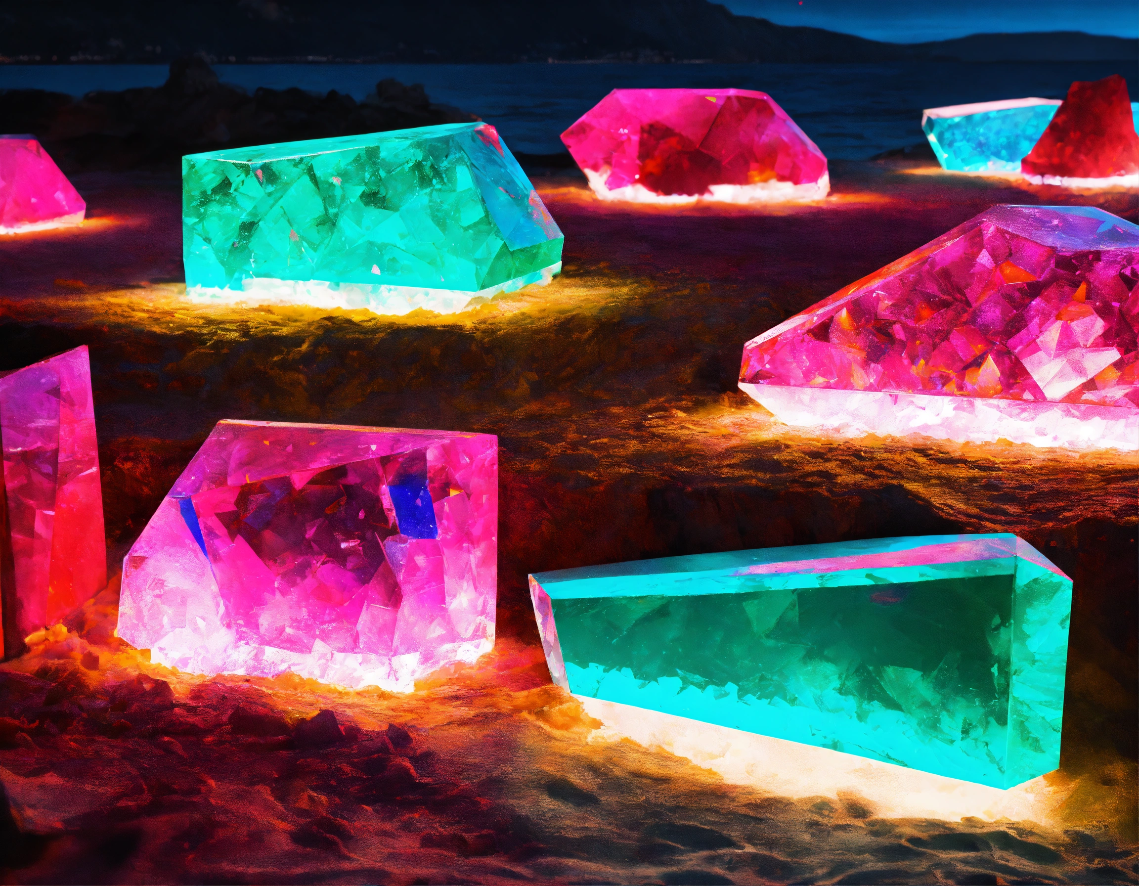 Lexica - Neon Crystal Walkabouts