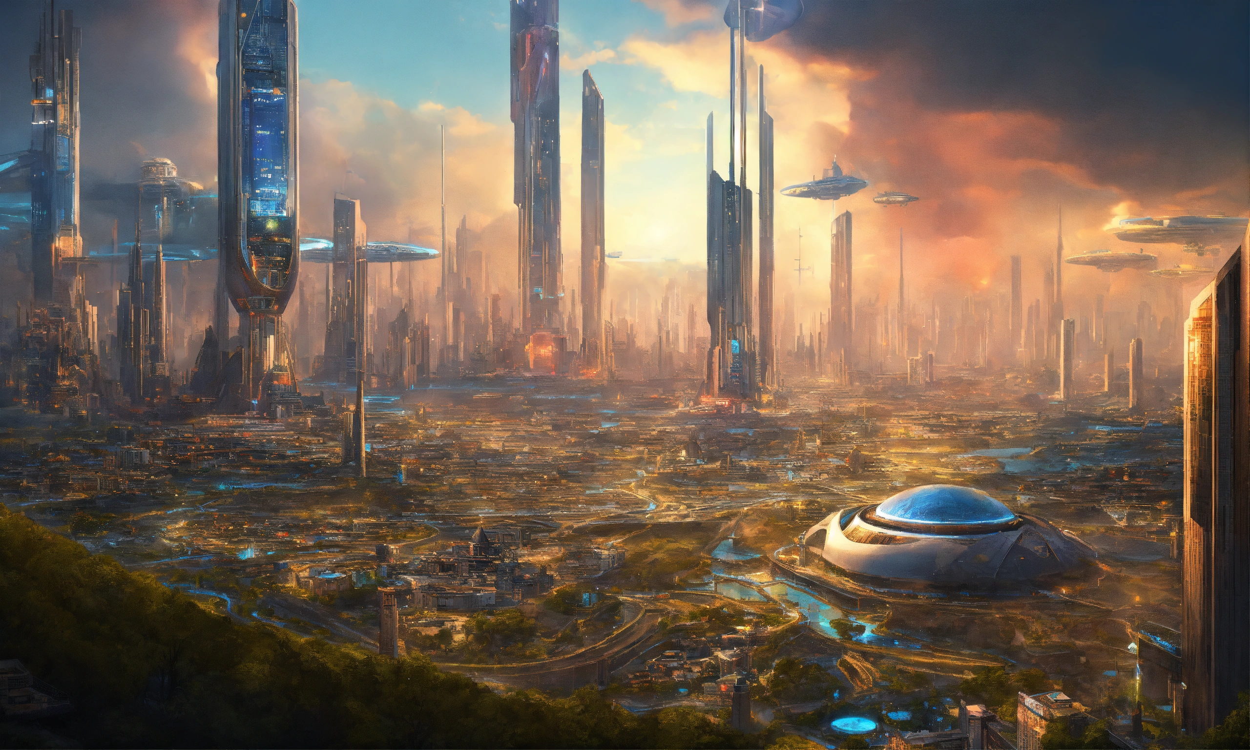 Lexica - A utopian futuristic city