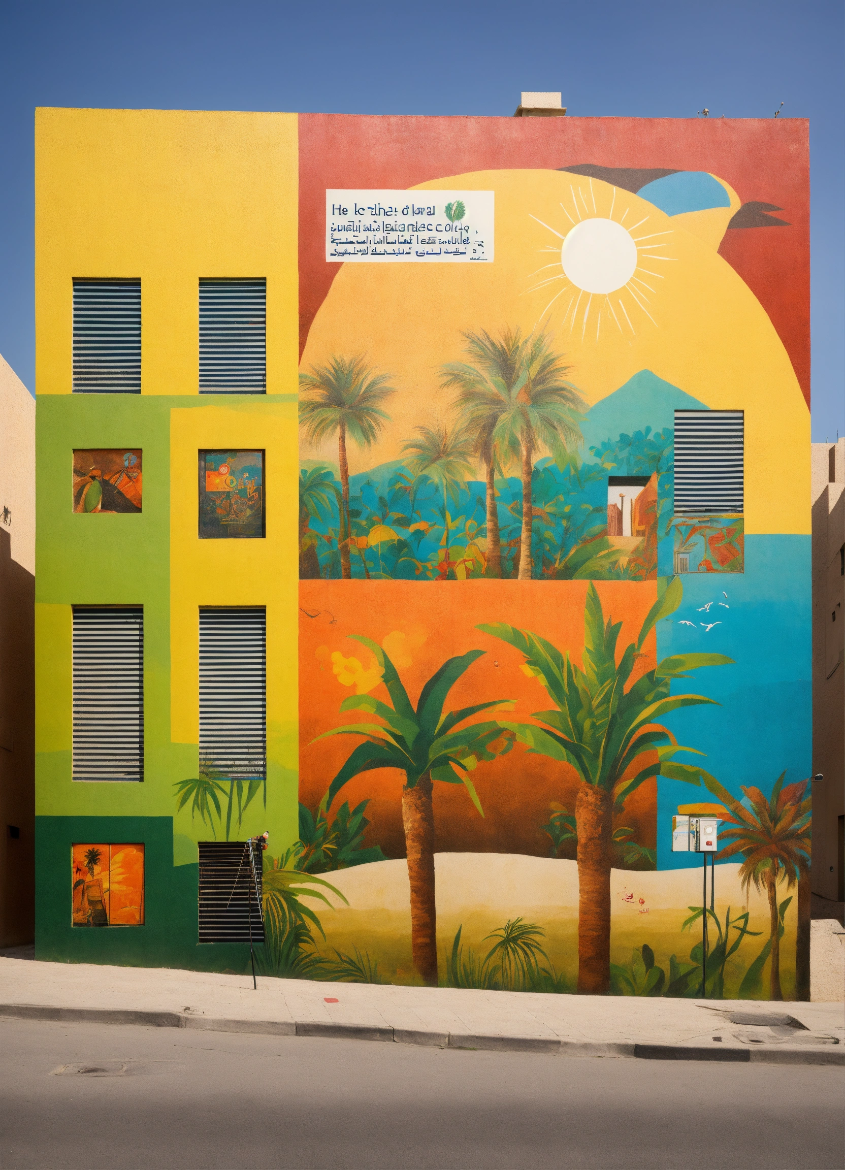 Lexica - The mural is about sustainability, which is the theme of the ...