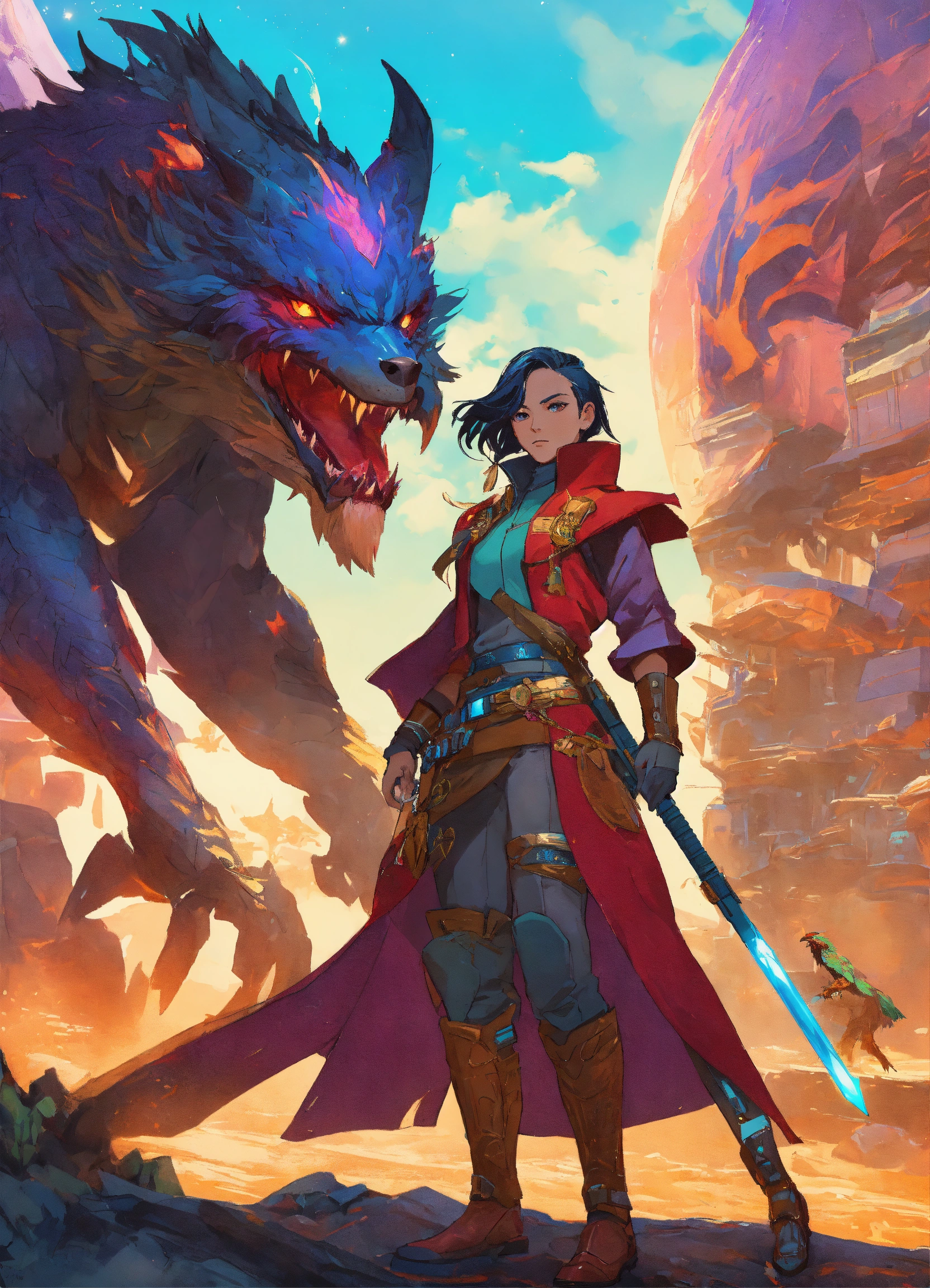 Lexica - Male and female werewolf raven men and women dragon-like ...