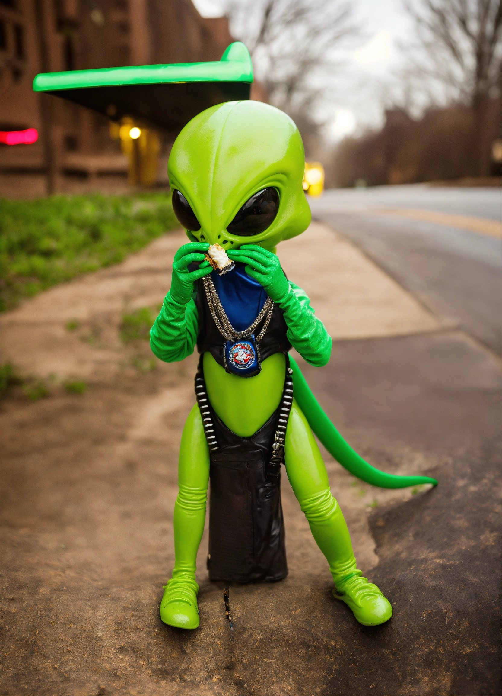 Lexica - Alien, in Atlanta, smoking weed.