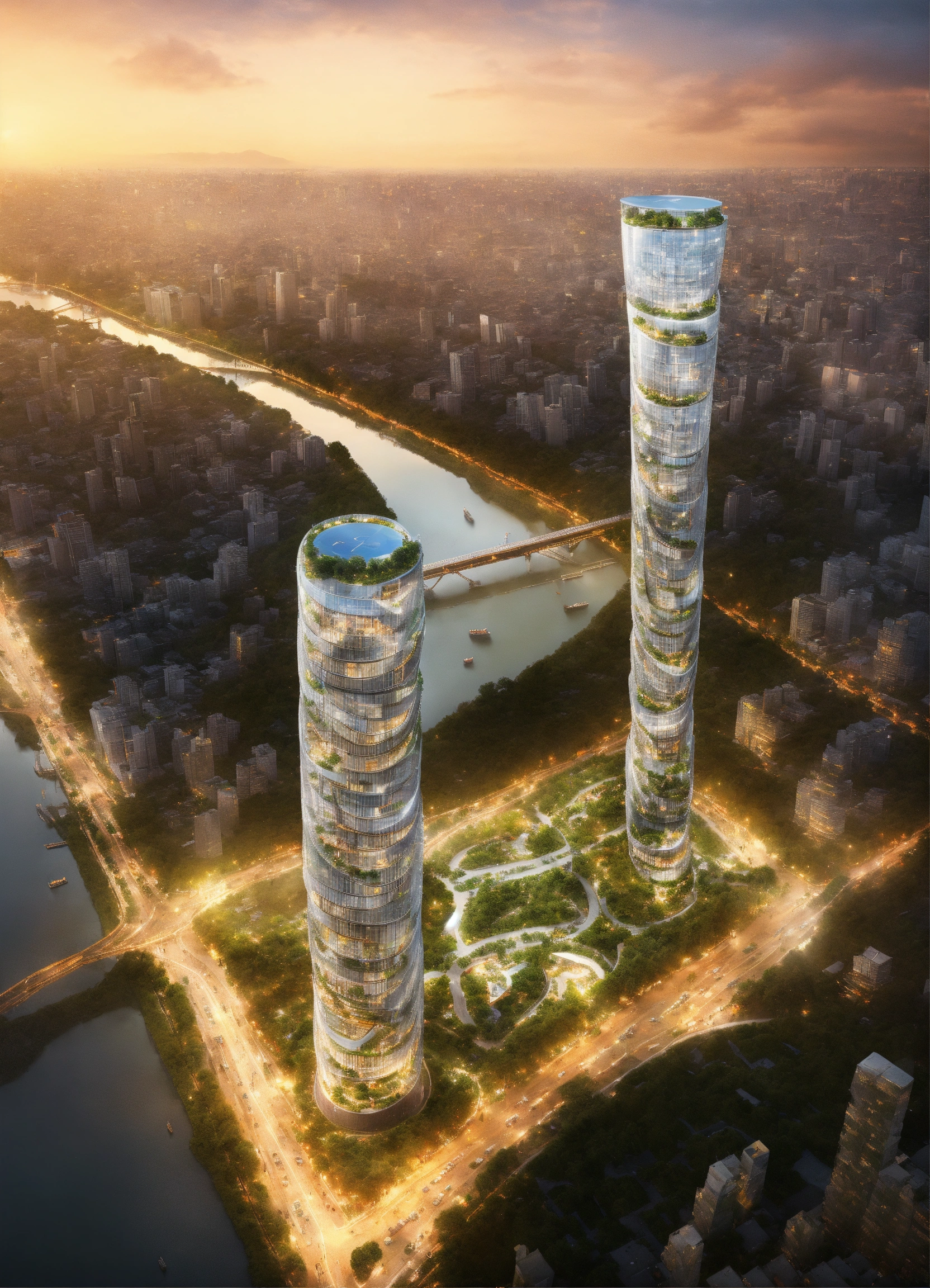Lexica - Imagine a vision of meta-organic Ho Chi Minh city in 2050 ...