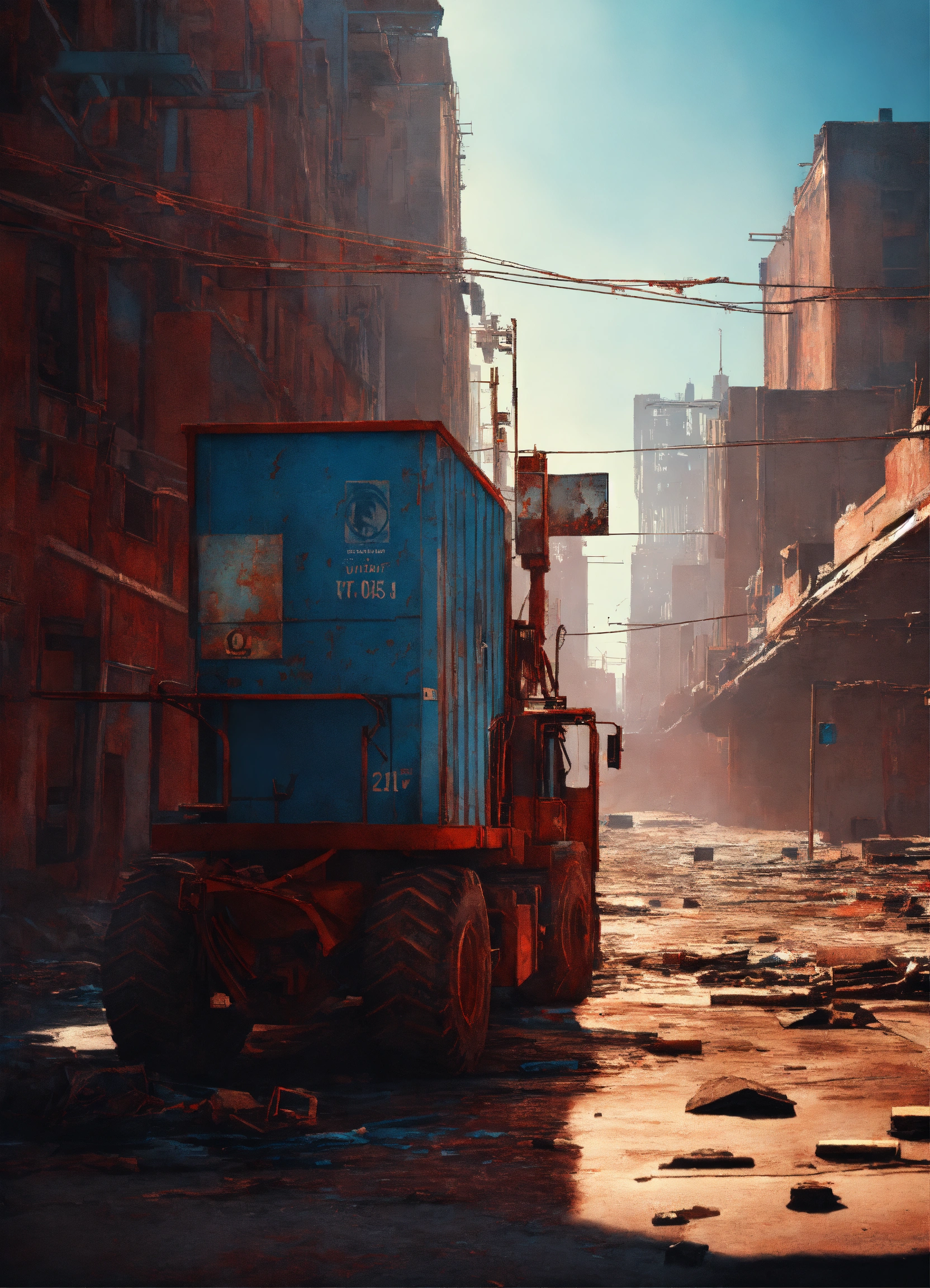 Lexica - Urban post-apocalyptic style, Nano particules science, Blue ...