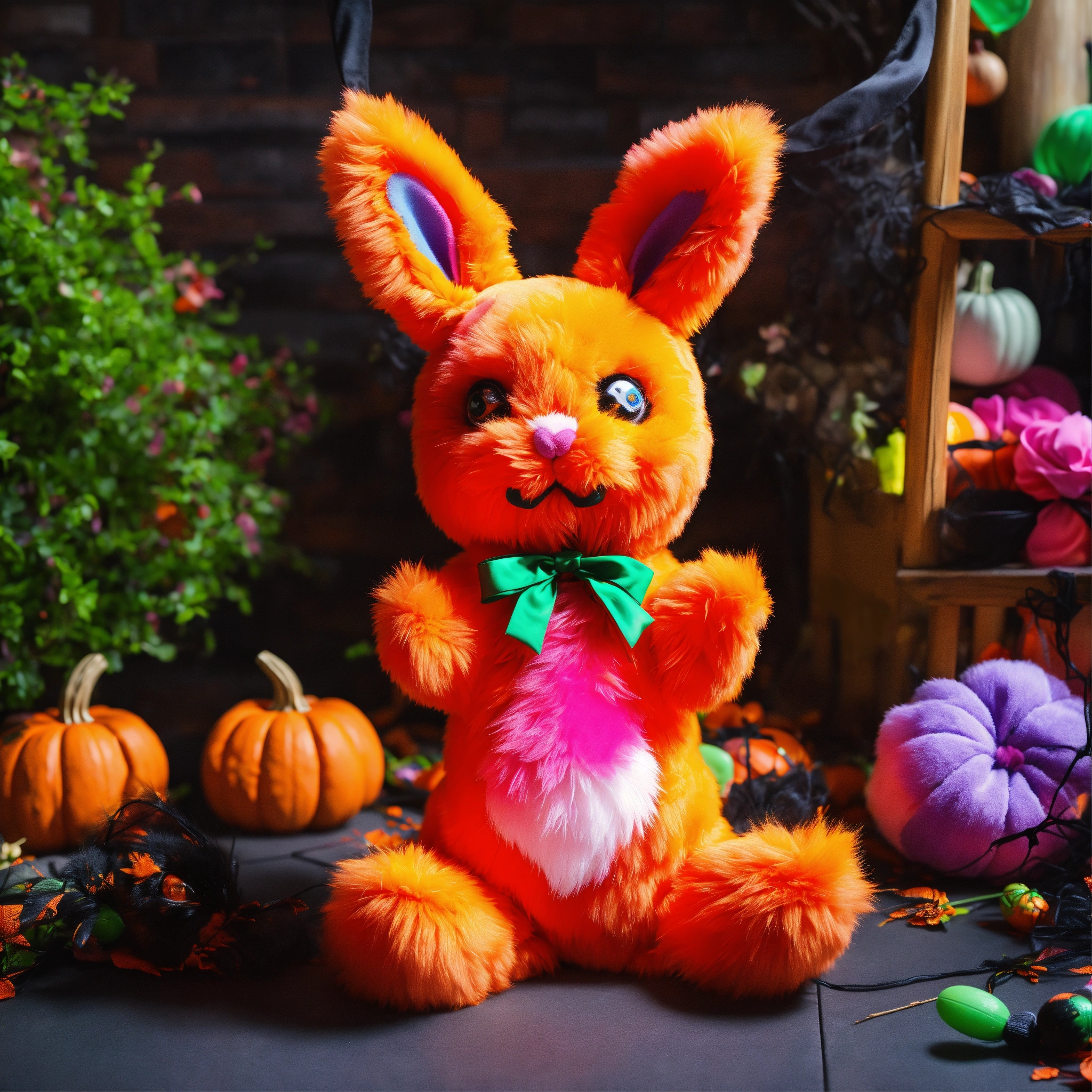 Lexica - Insane chinese furry toy halloween bunny vibrant colors ...
