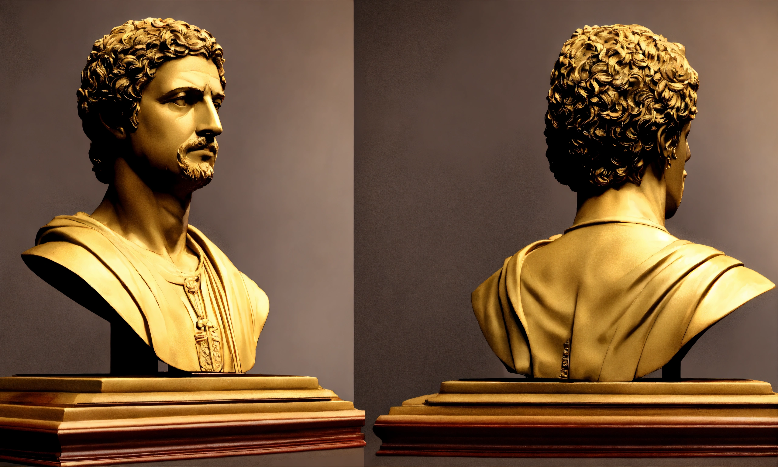 Lexica - Stoic sculpture, proud and self-assured, respected, realistic ...