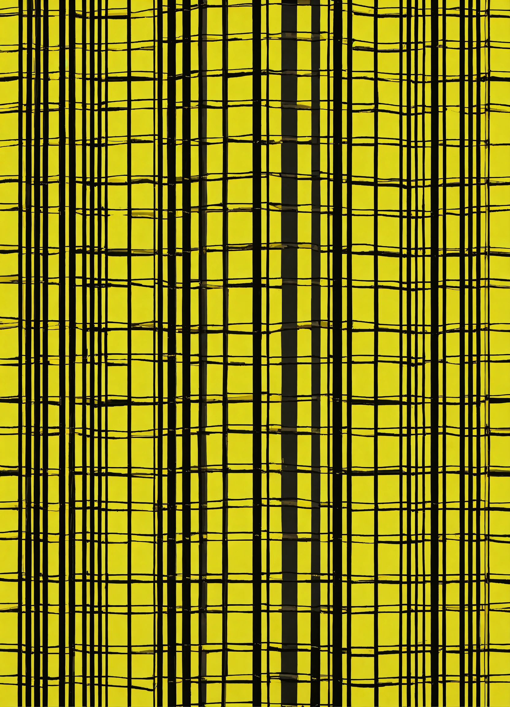 Lexica - Bande verticale jaune et noir pattern