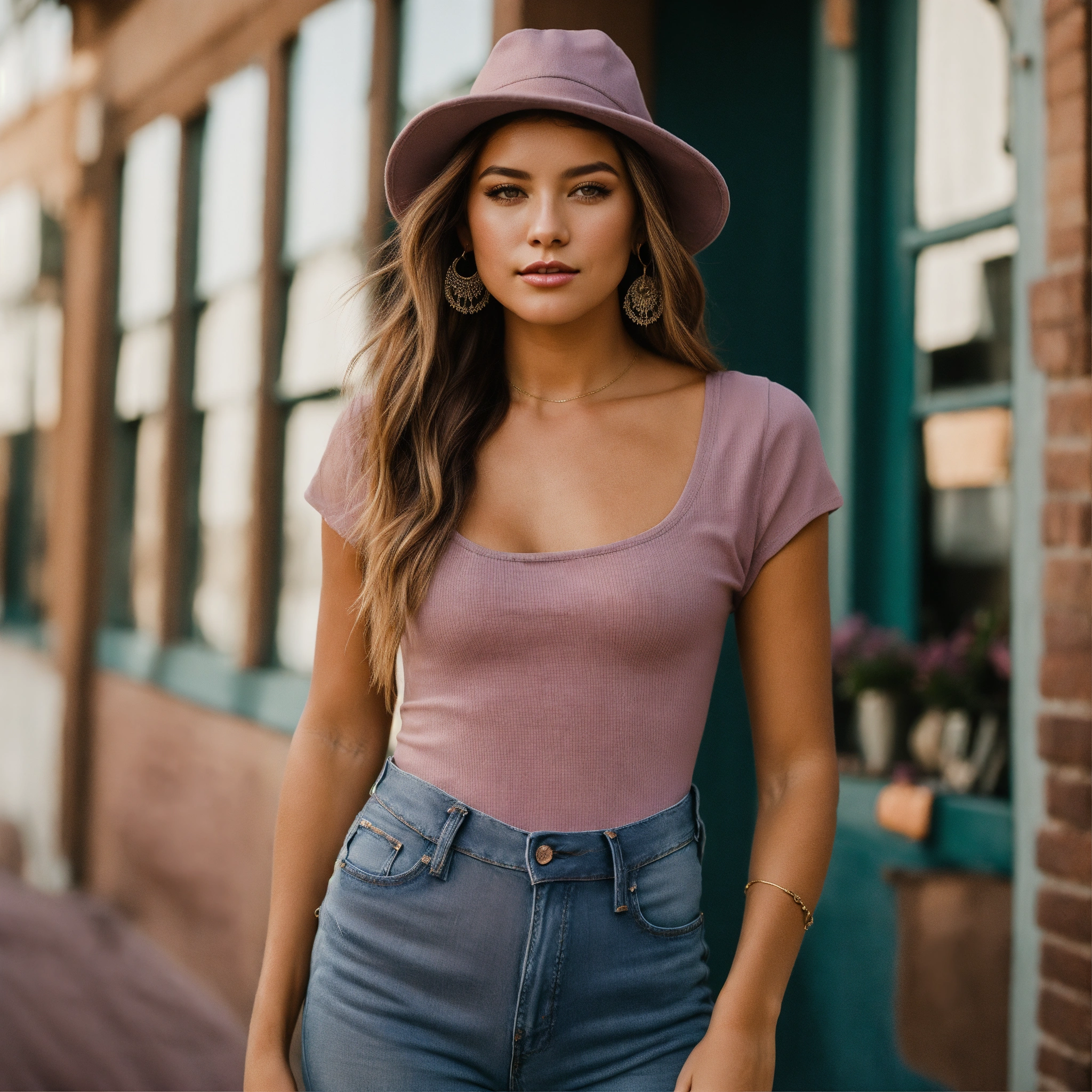 Lacey Cap Sleeve Bodysuit- Mauve