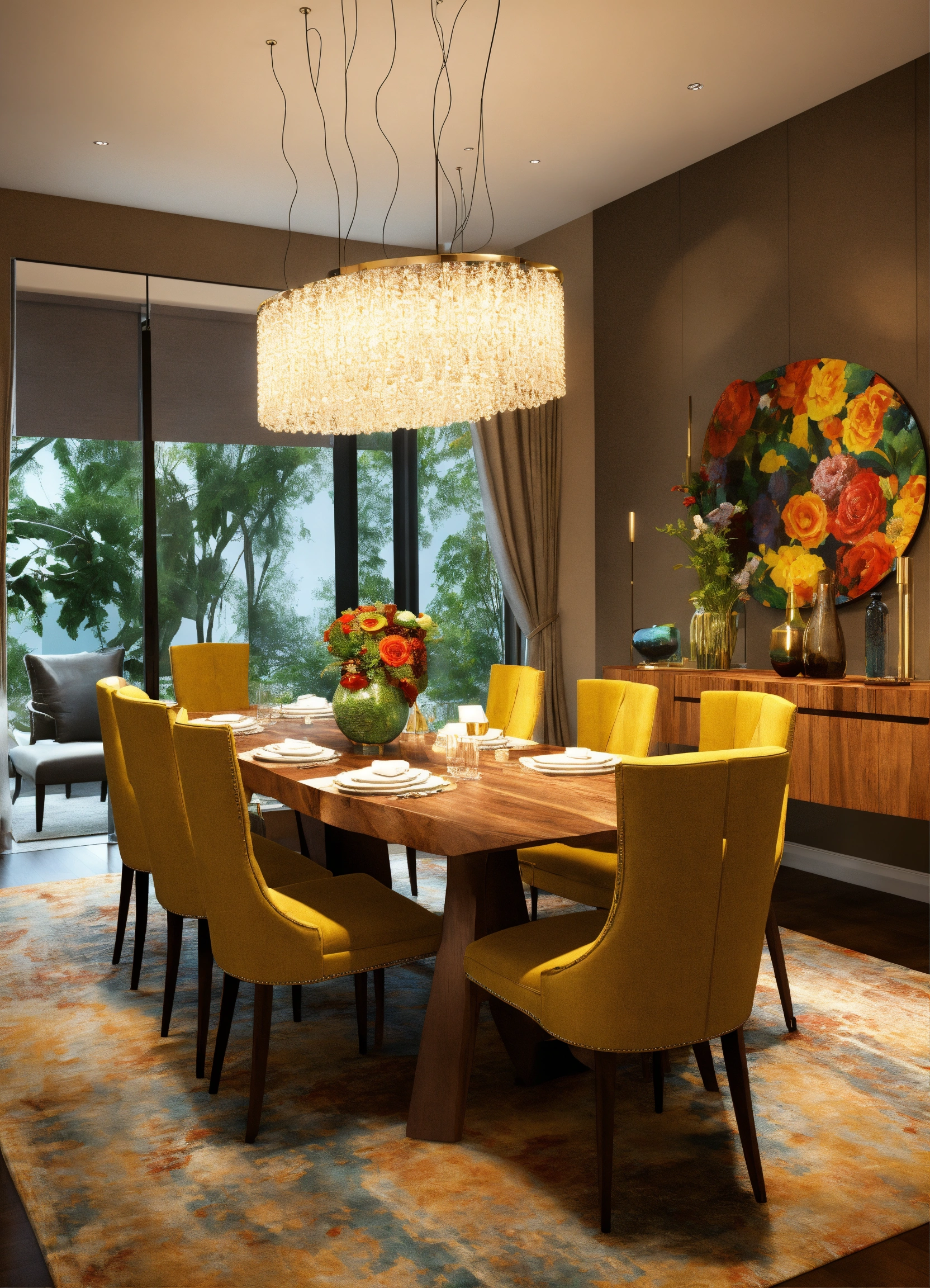 Lexica - Design tAble dining room 3d art