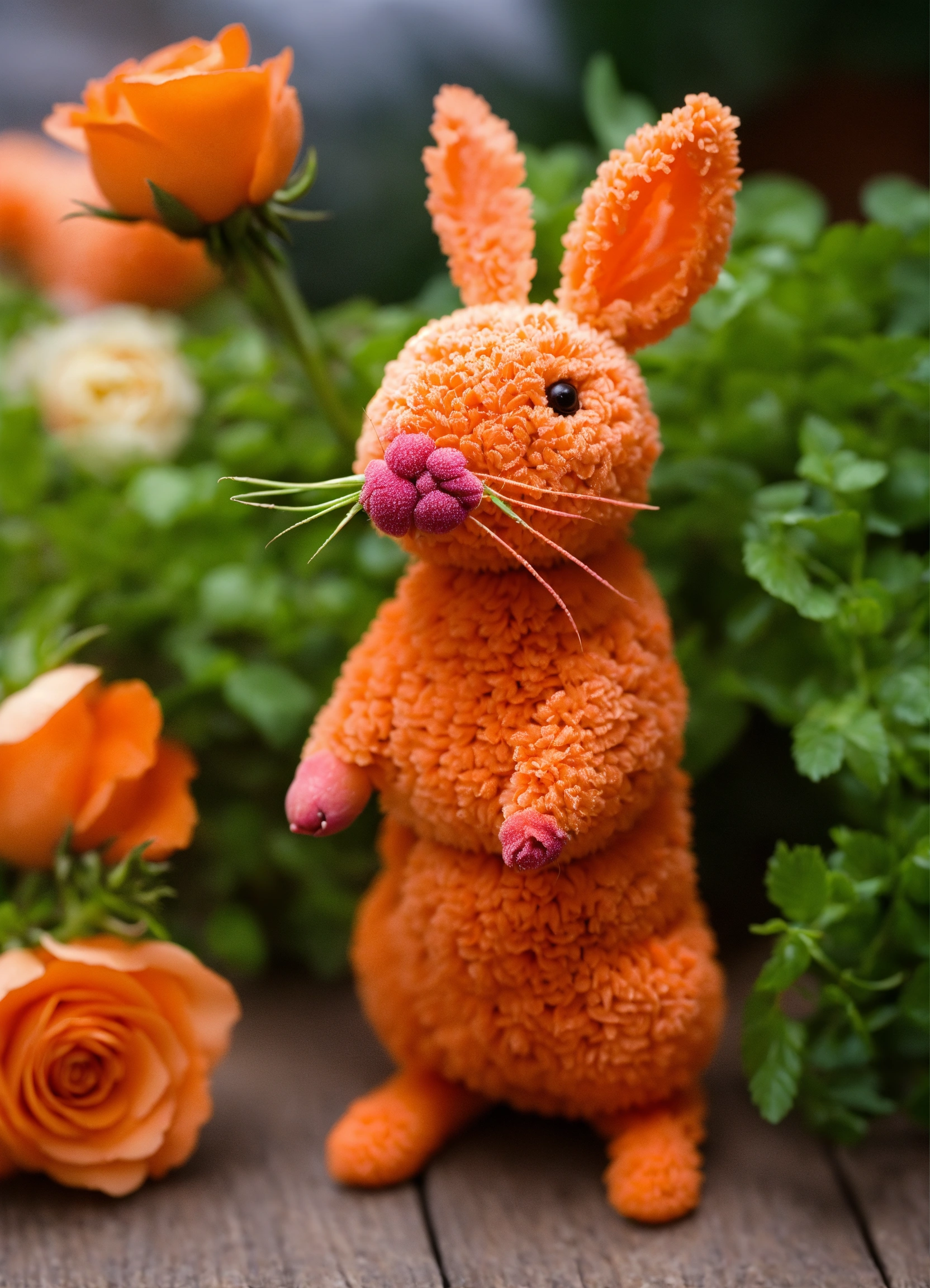 Lexica - Rose rabbit in the form of carrot