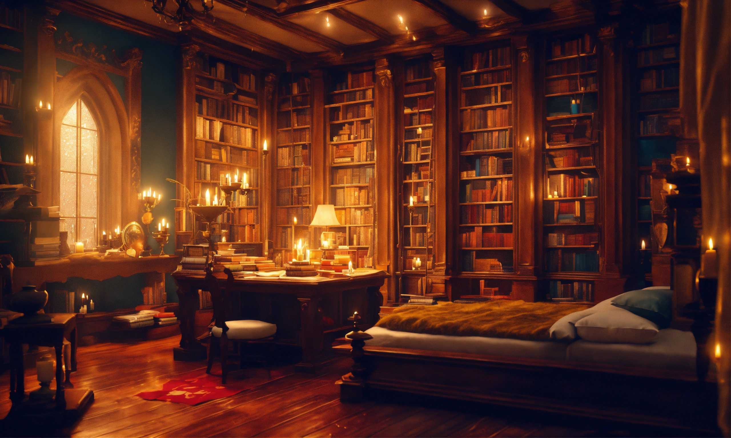 Lexica - Epic shot of very cozy ultra detailed Beauty and the Beast ...