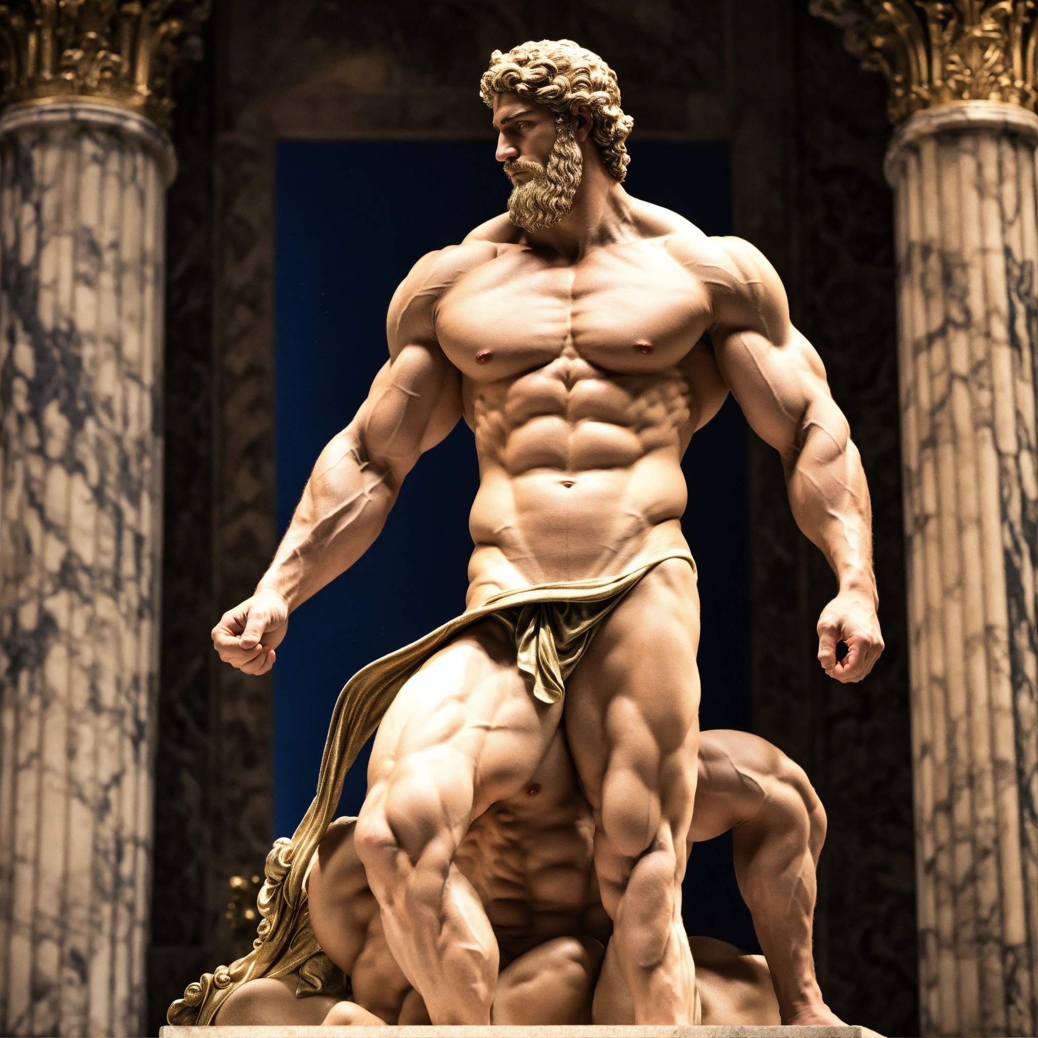 Lexica - Marble status muscular greek god