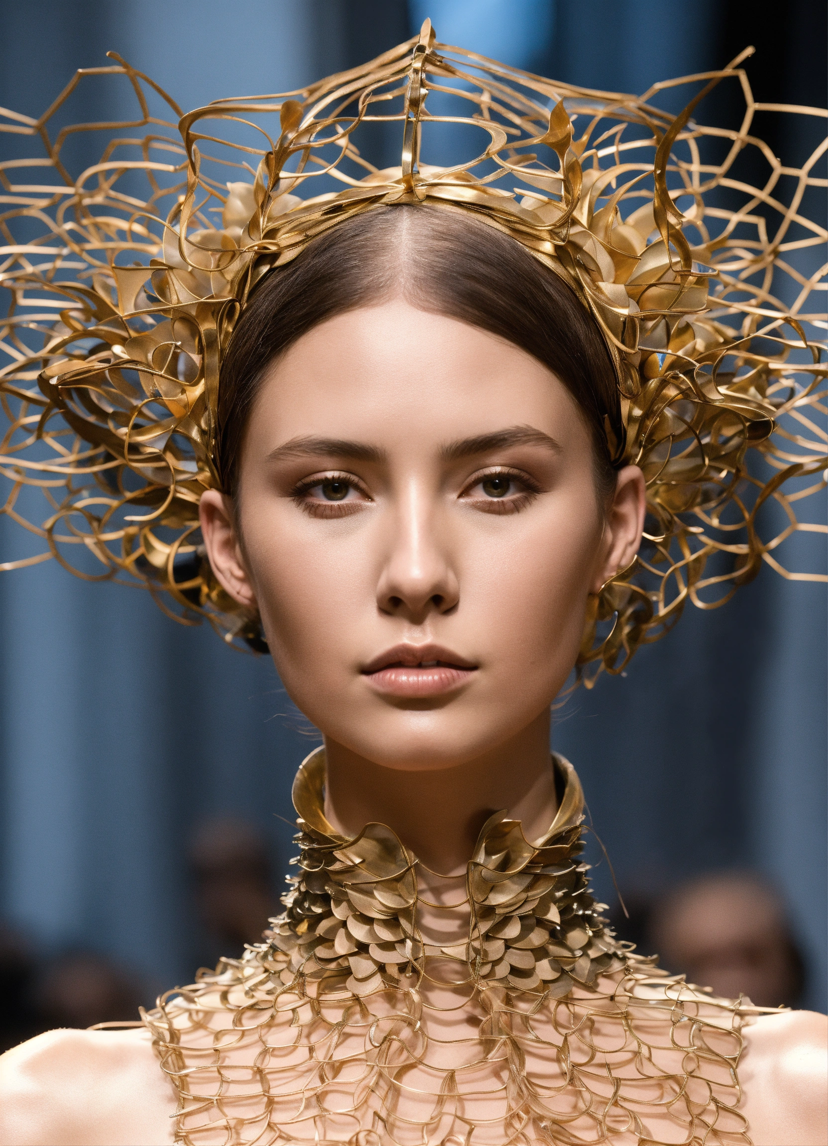 Lexica - A headpiece designed by Iris Van Herpen for the Manus x ...