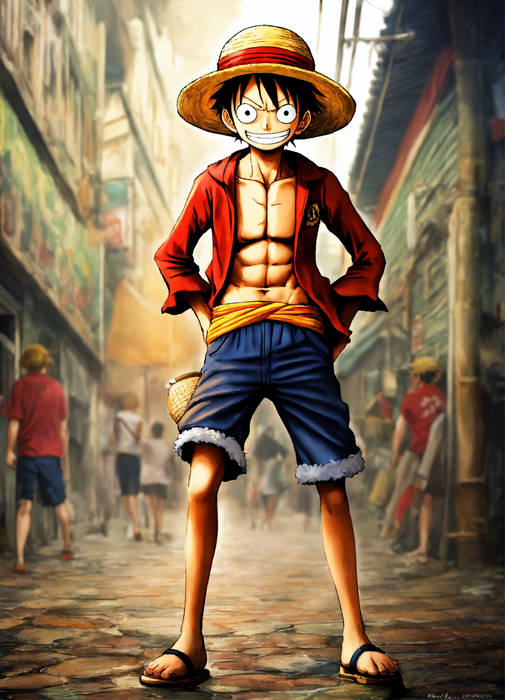 Lexica - LUFFY FROM ONE PIECE AS IN REAL LIFE