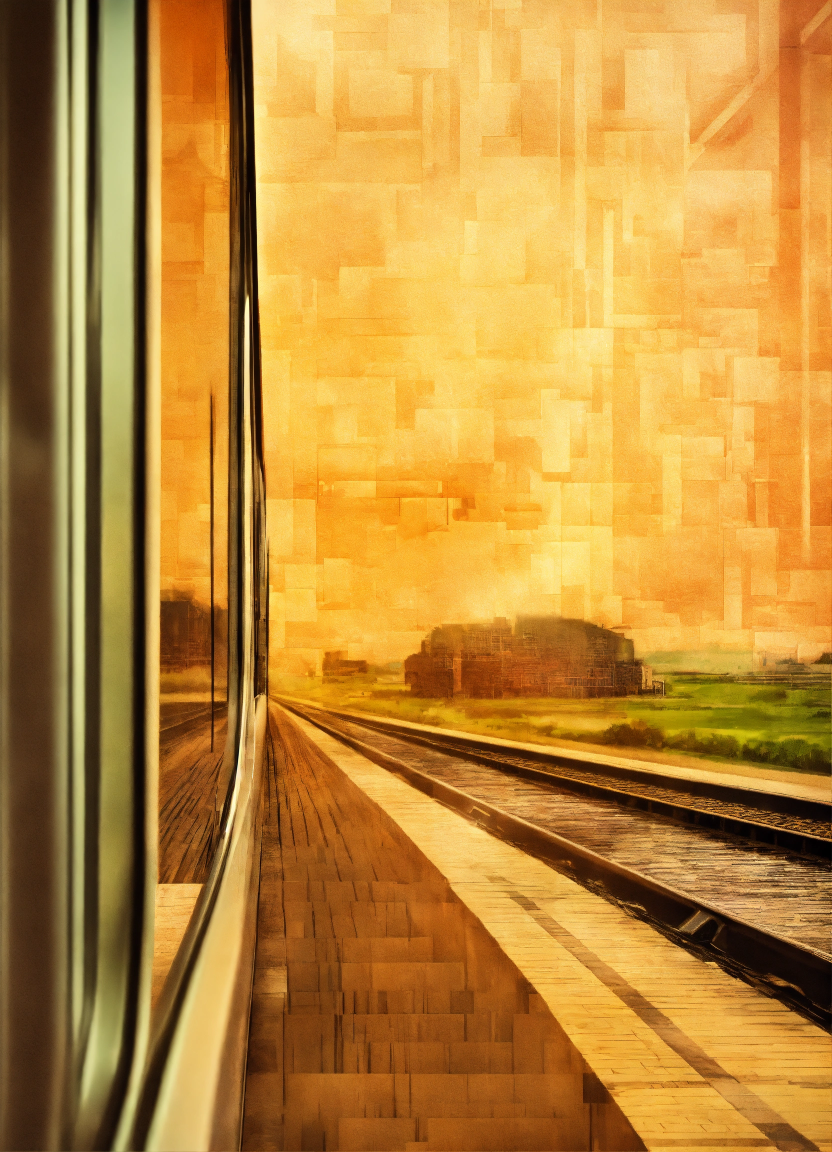 Lexica - Looking through the window of a high-speed train with ...