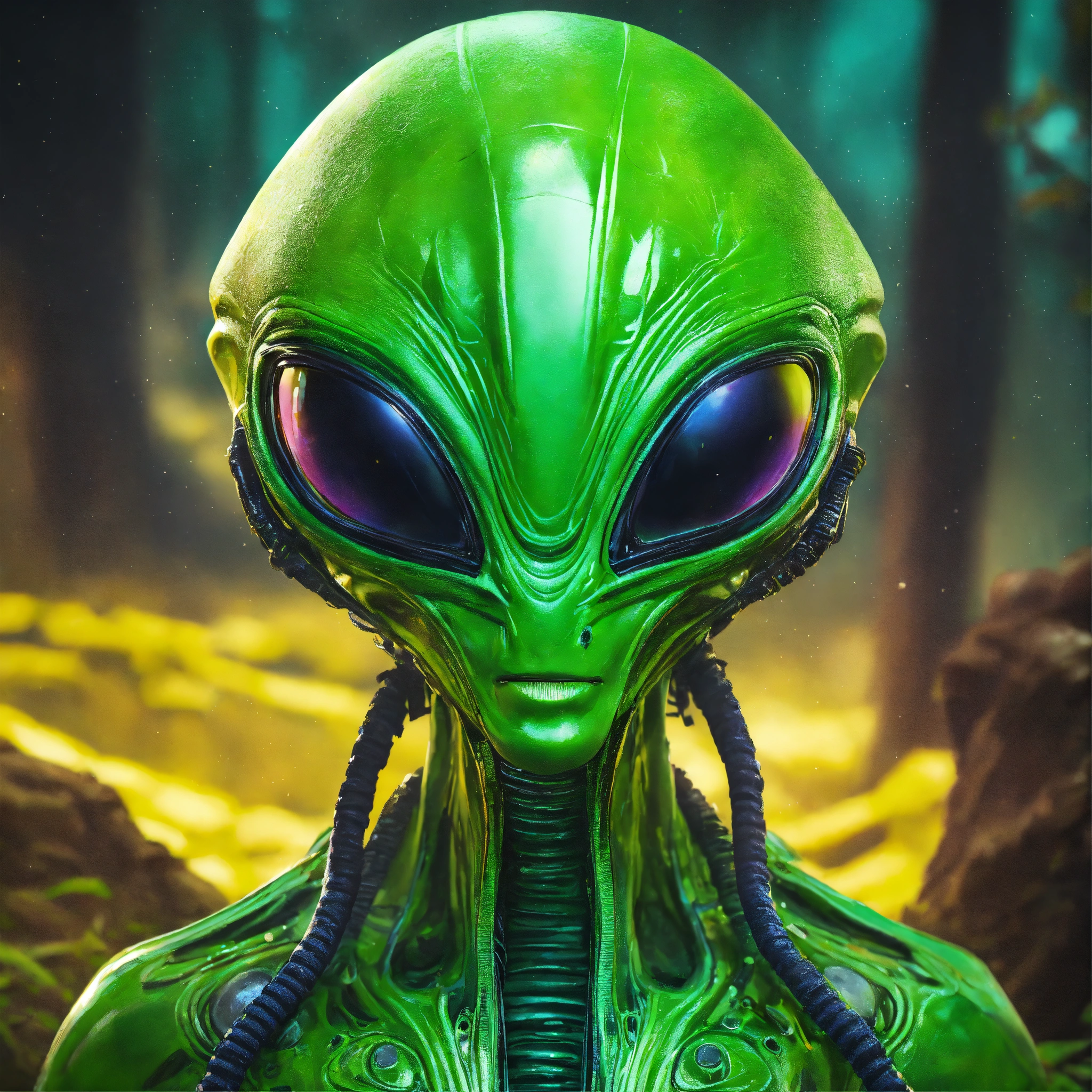 Lexica - Green color alien