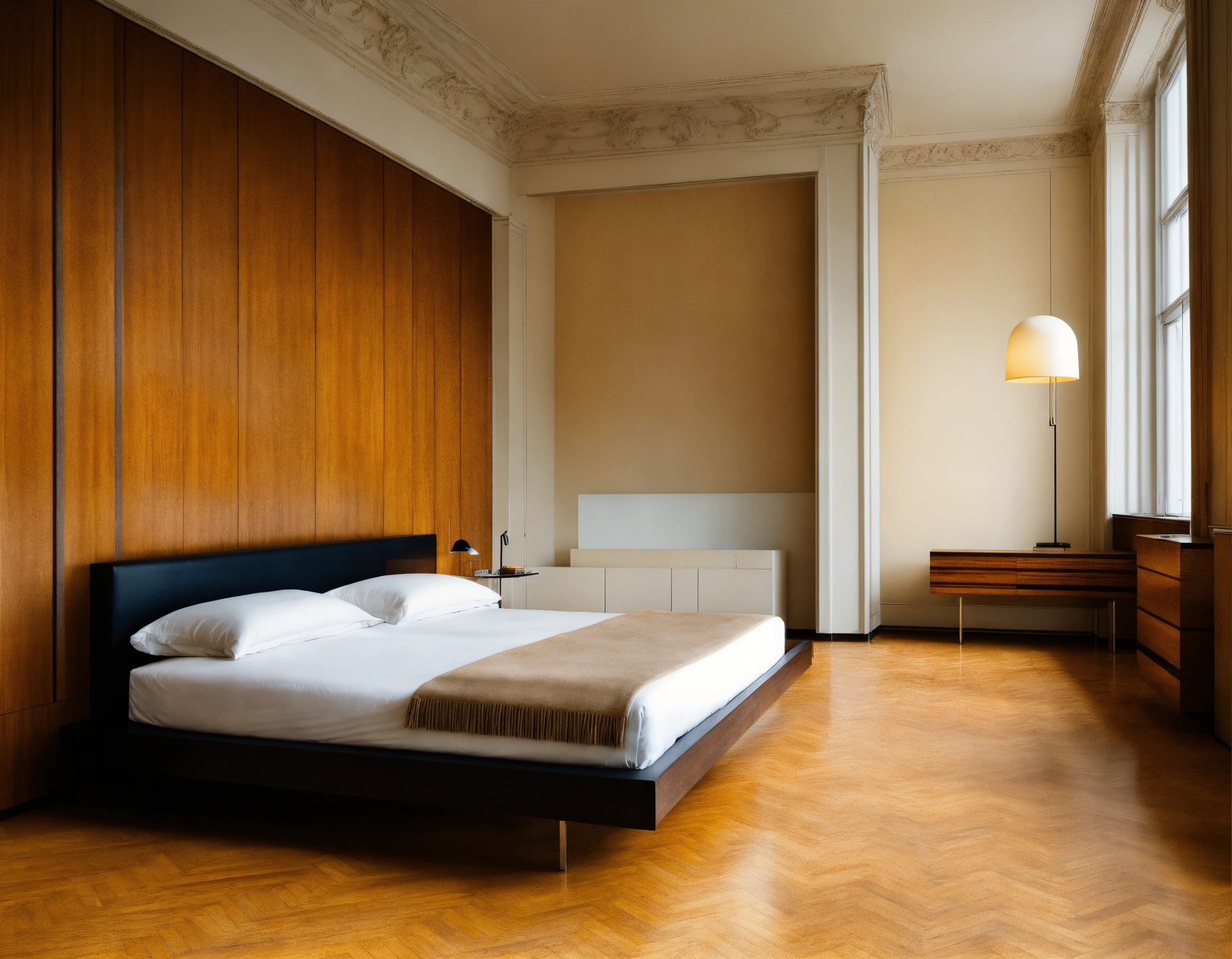 Lexica - Ludwig Mies van der Rohe bedroom like New National Gallery ...
