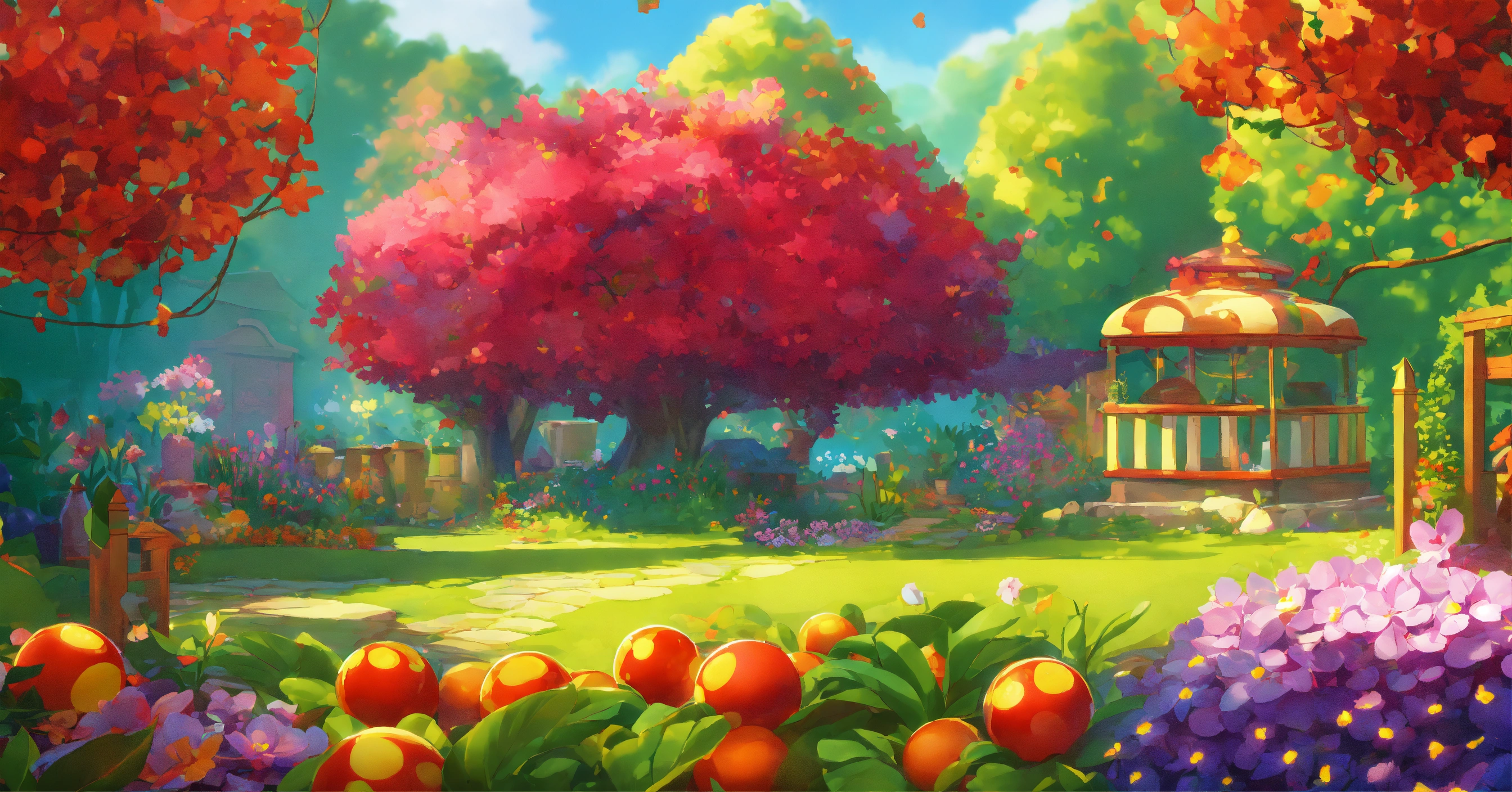 Lexica - Design a vibrant and engaging background for a color-matching ...