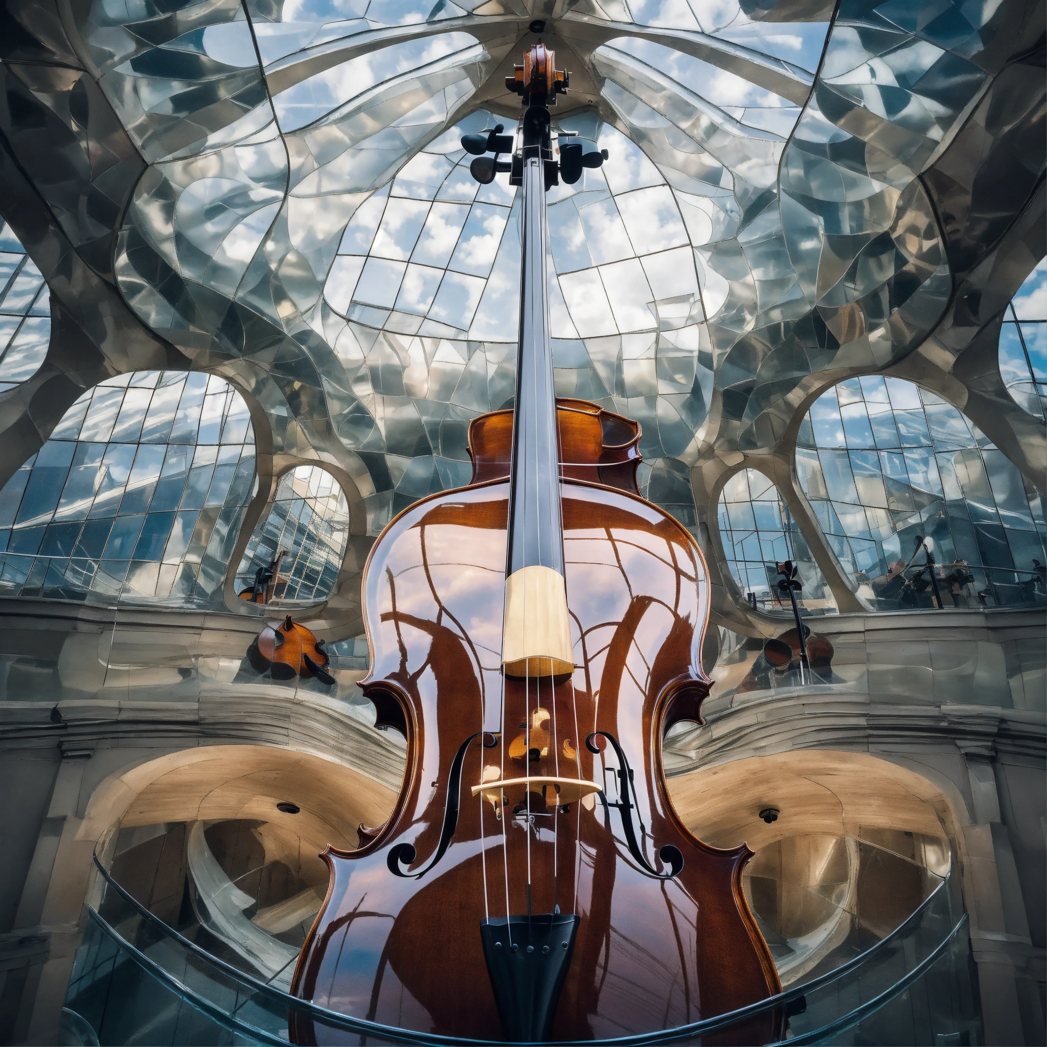 Lexica - Very bizarre angle of a photorealistic closeup view of inside ...
