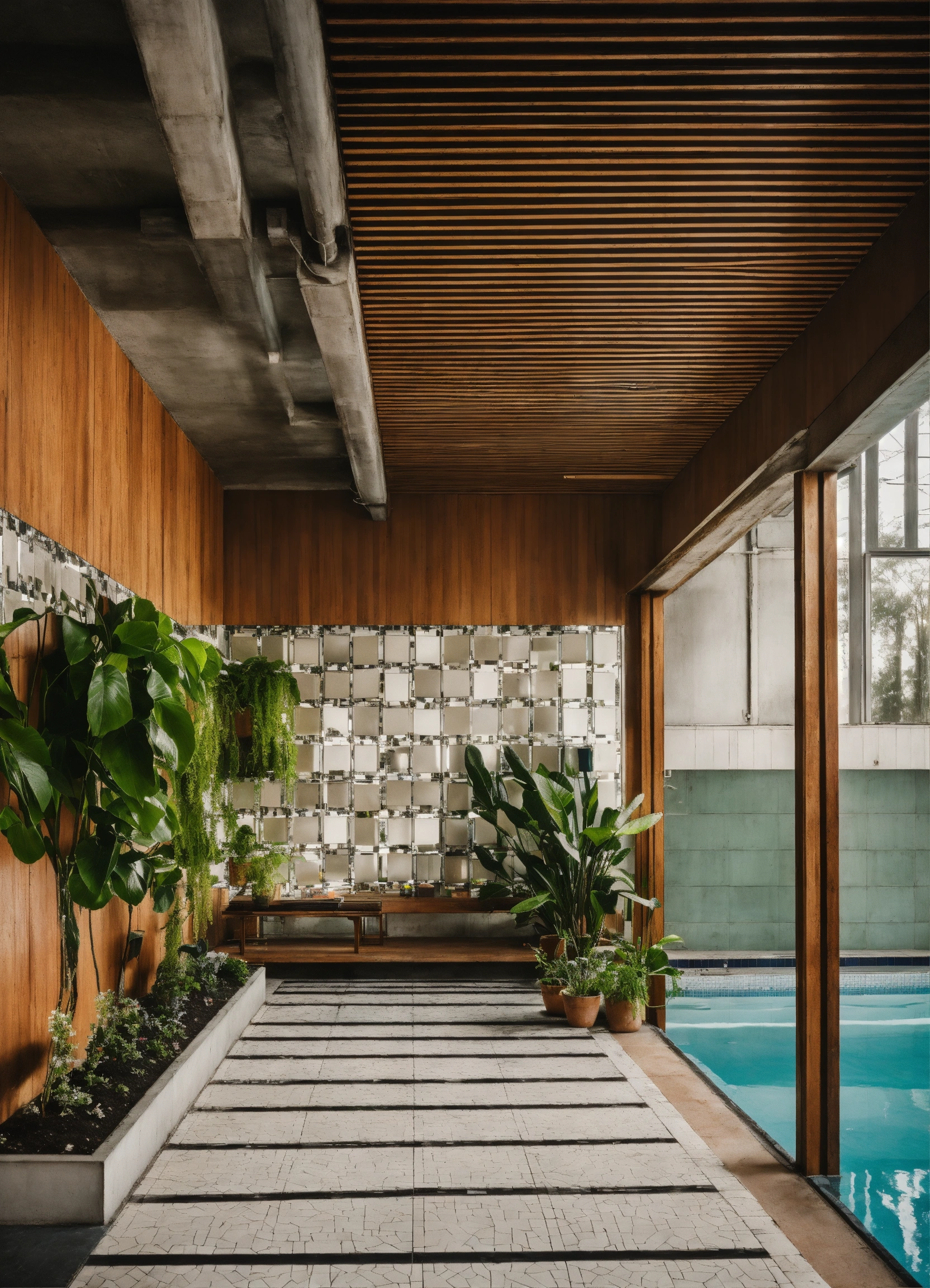 Lexica - Fitness, gym, swimming pool, avangard, interior, cozy, wood ...