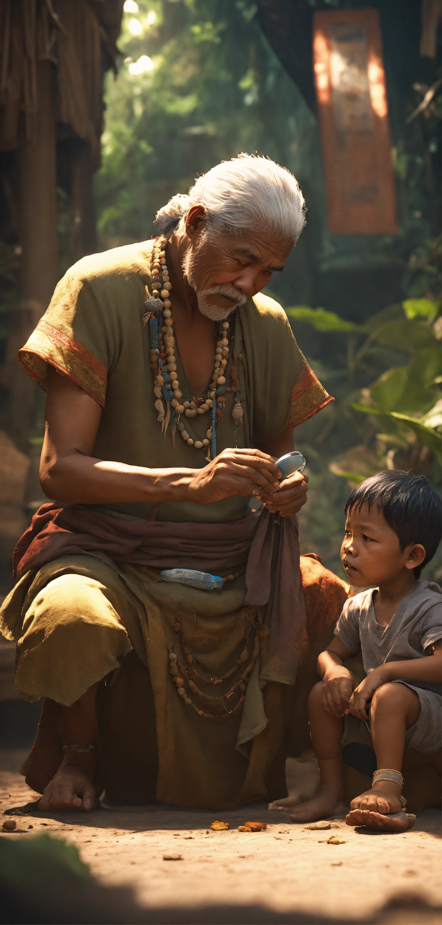 Lexica - Pilipino Albularyo dirty oldman, traditional healer giving ...