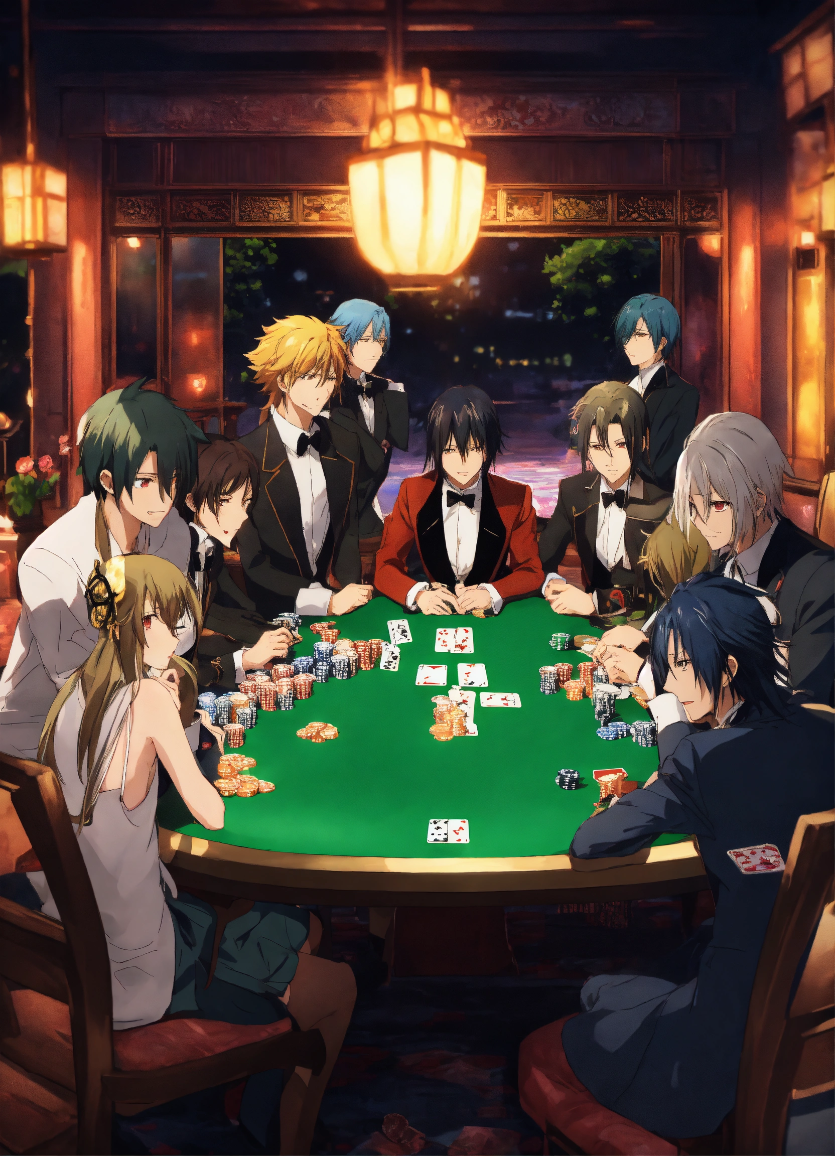 Lexica - Poker game staring my favorite anime characters minato namkaze,  seeshomaru, suzaku kururugi, kisuke urahara, itachi uchia, retsu unohana,  sa...