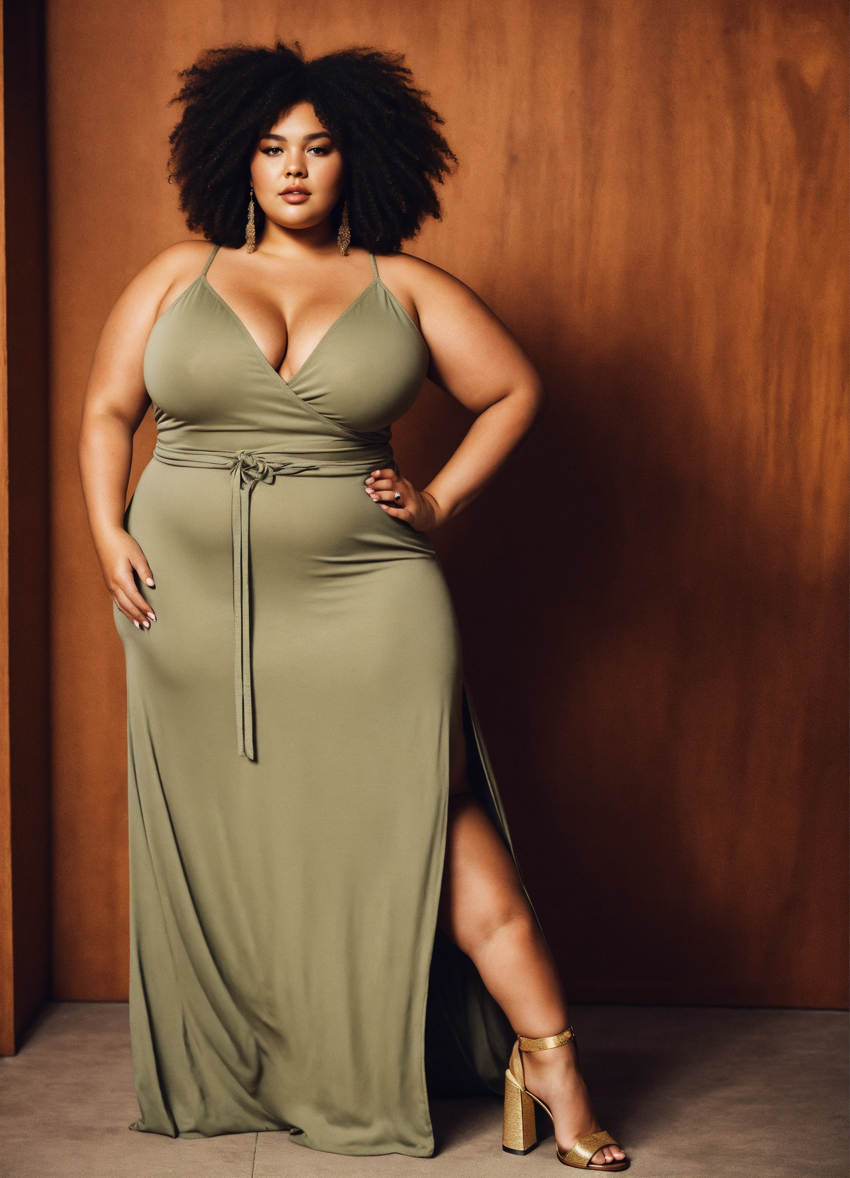 Lexica - beautiful plus size model