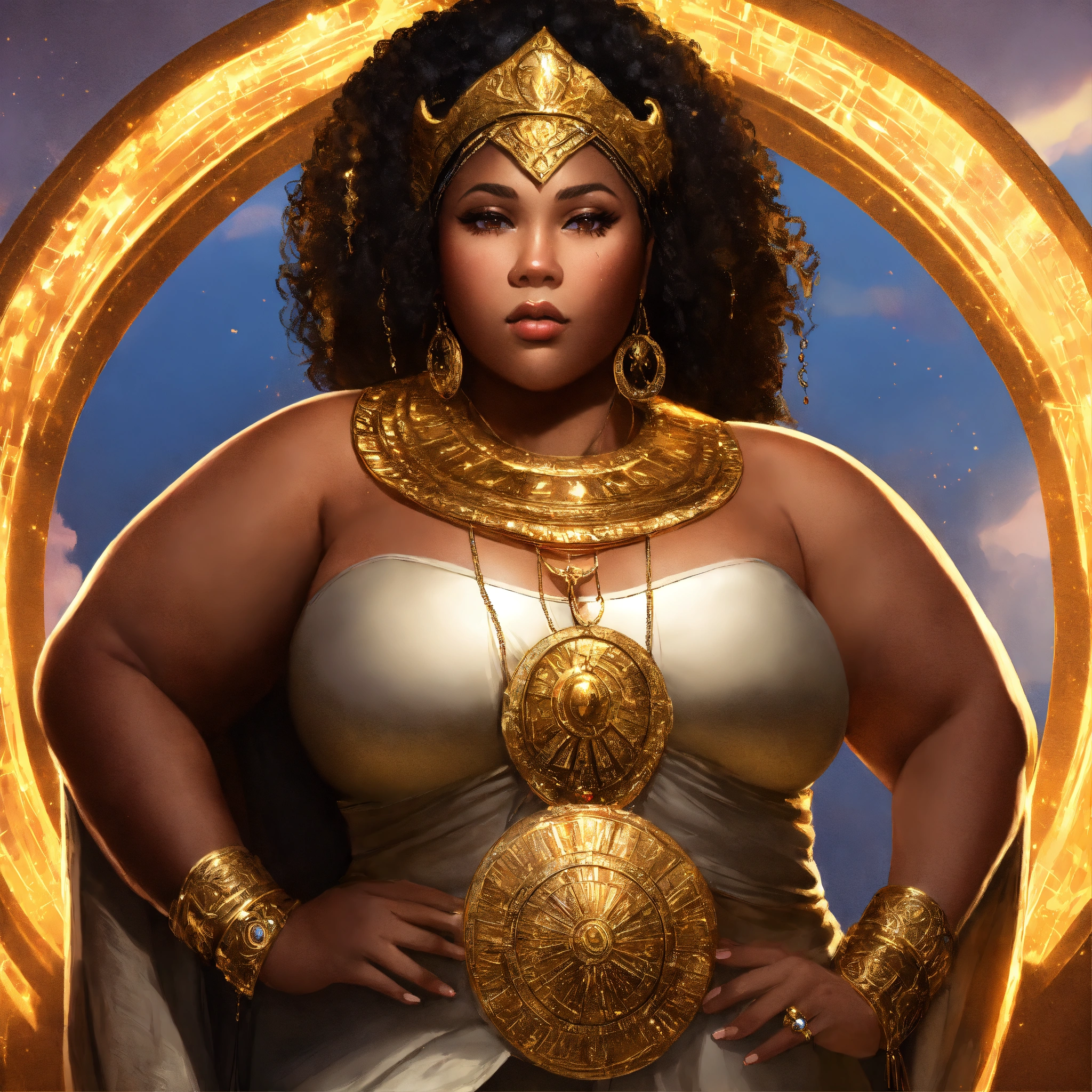 Lexica - Brielle Anyea, a gorgeous Trinidadian full-figured model as a ...