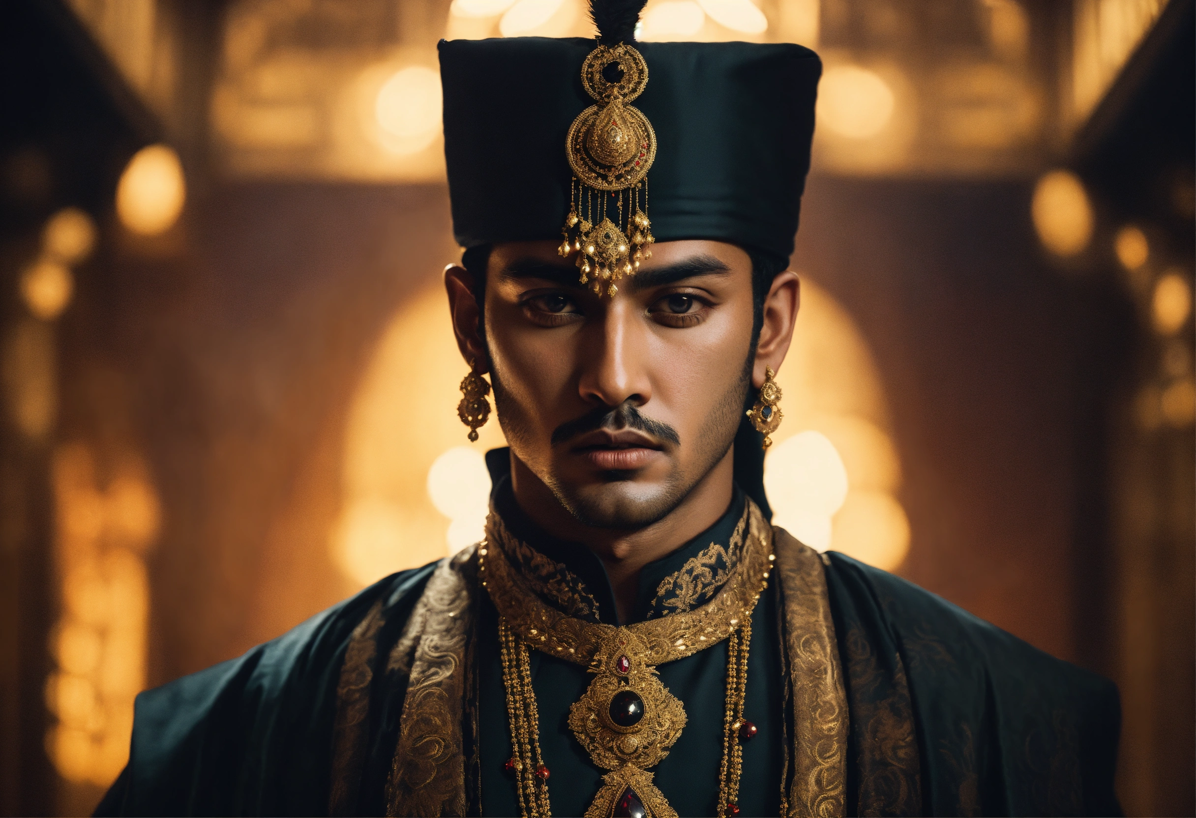 Lexica - Dark, mysterious and dramatic fantasy headshot of a young ...