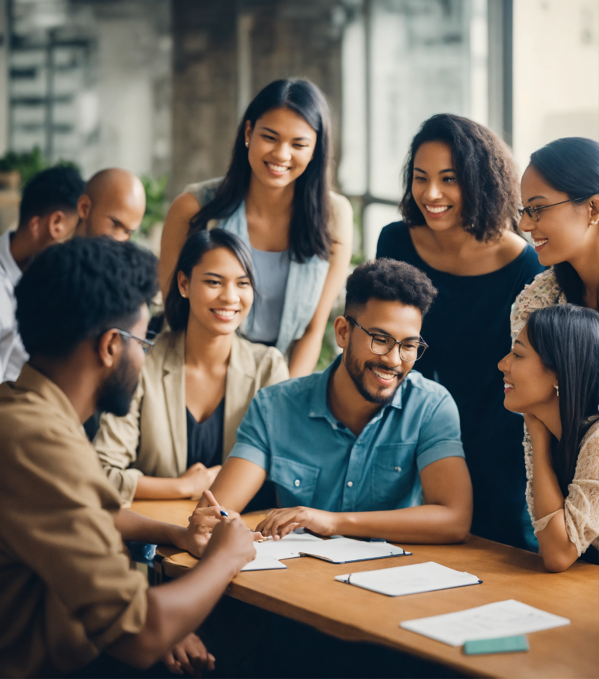 Lexica - Images of forward-thinking group discussions.