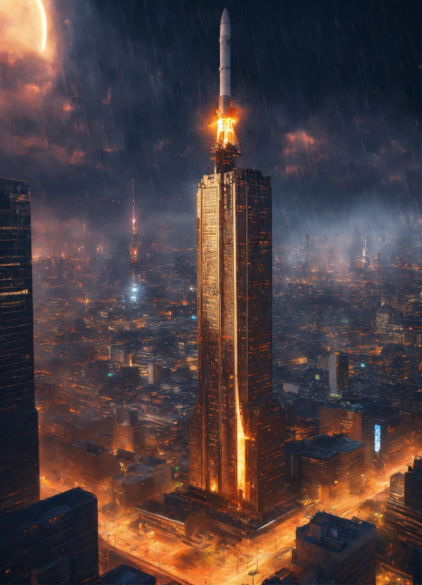 Lexica - When rockets 🚀 rain and buildings 🌆 crumble, the one anchor ...