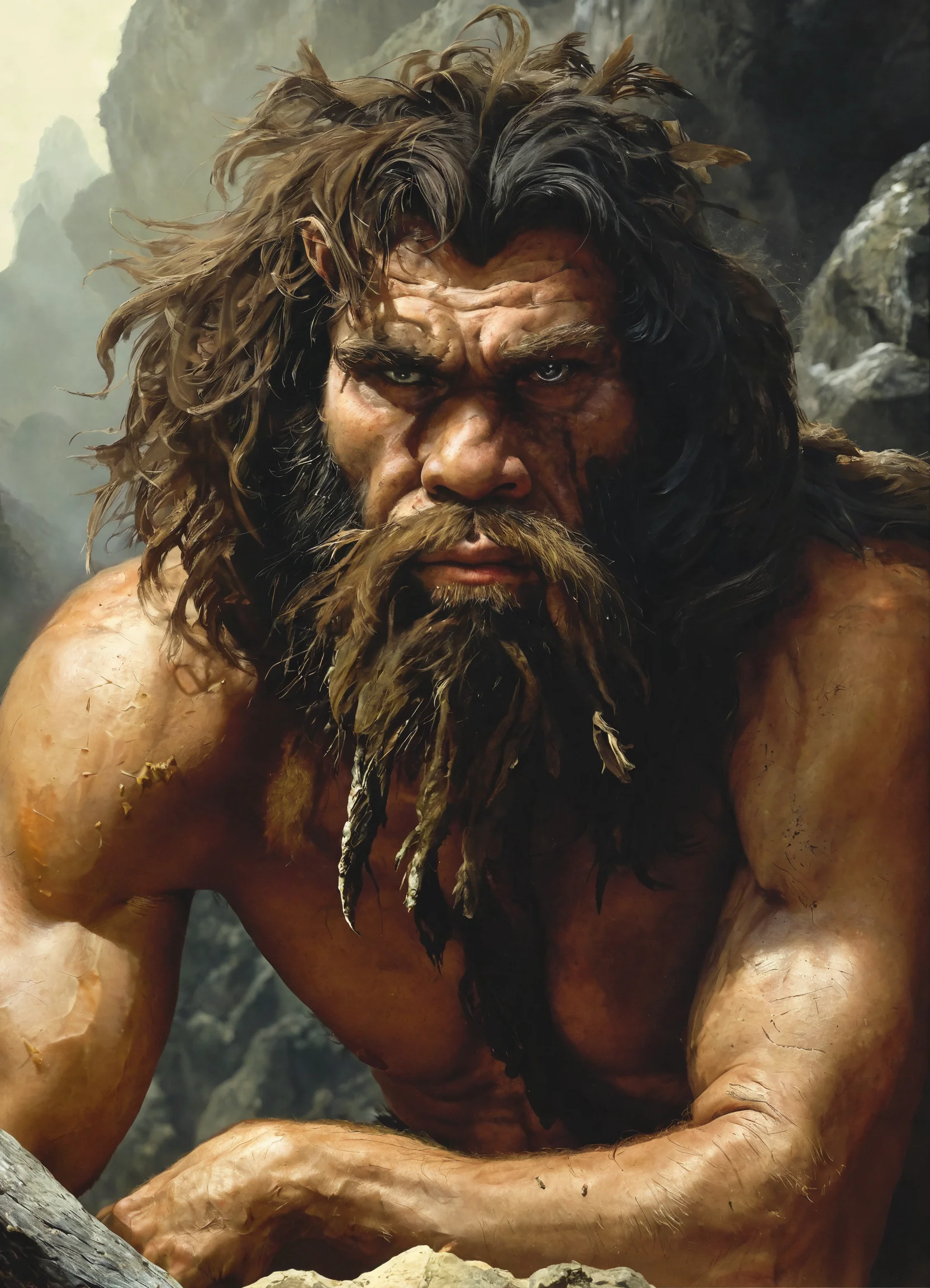 Lexica - A fictional character the cave man