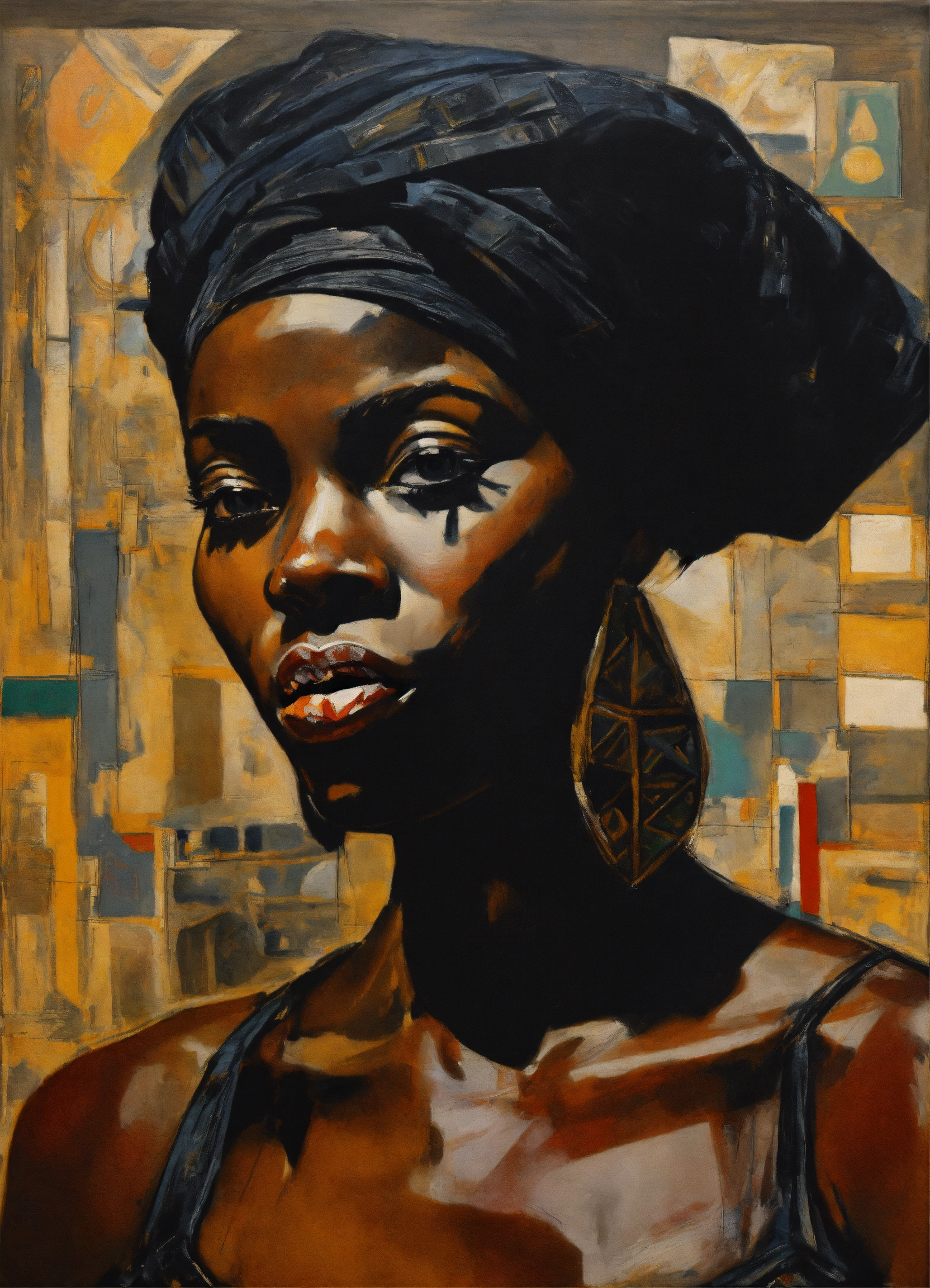 Lexica - Henry Taylor (artist) crazy african geometric abstract ...