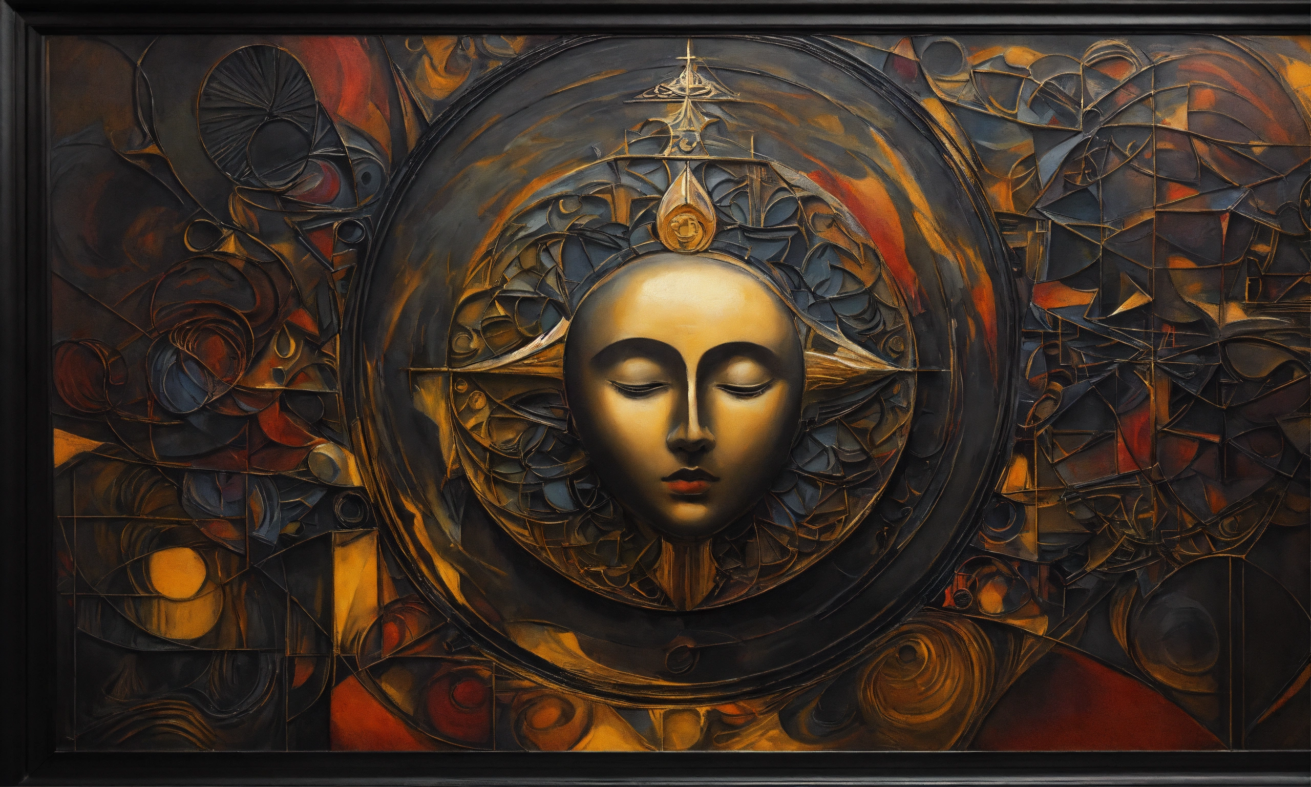 Lexica - Crazy geometric abstract expressionism, detailed painting1930s ...