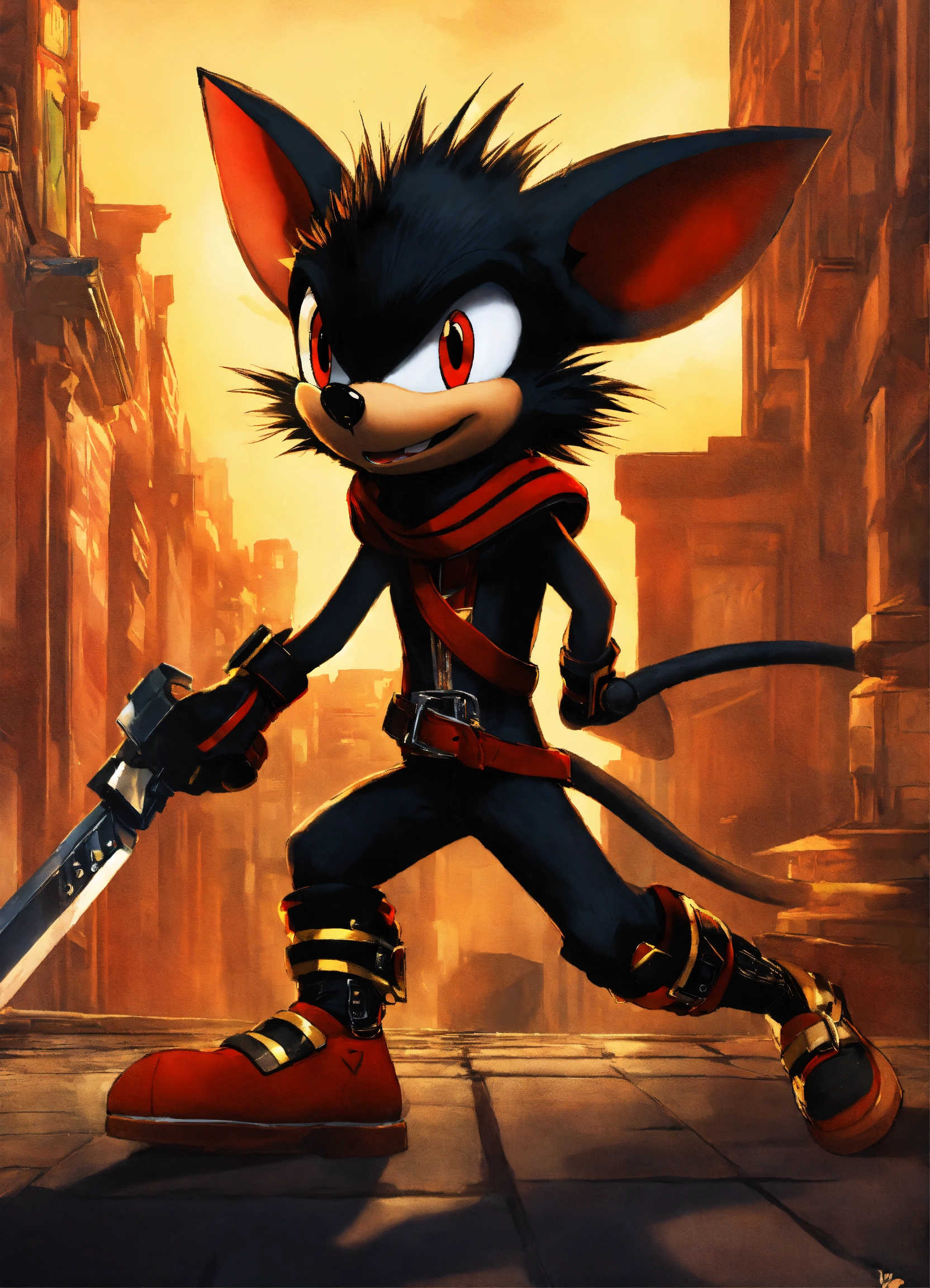 Lexica - Shadow the Hedgehog as a rat