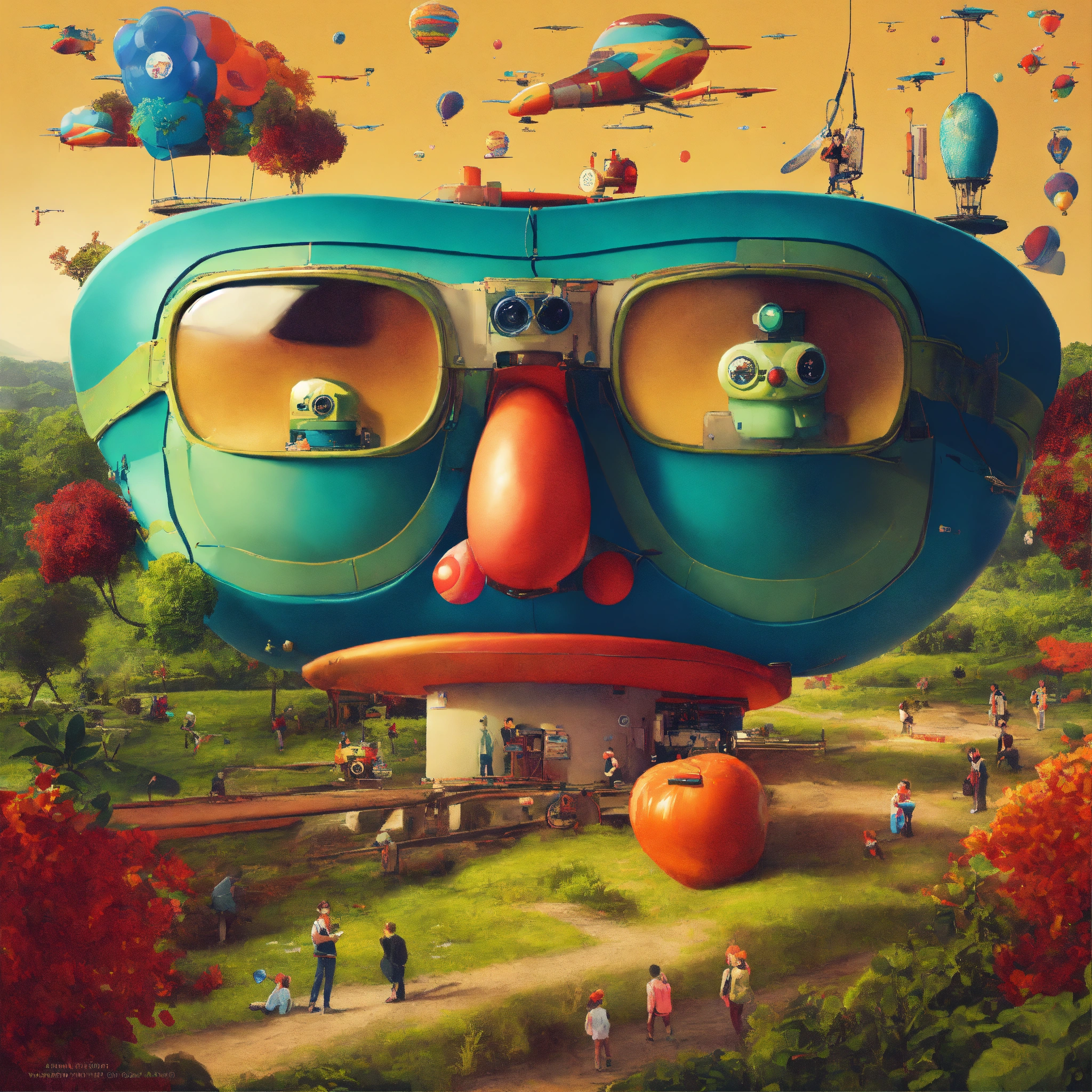 Lexica - Funny vision art numérique