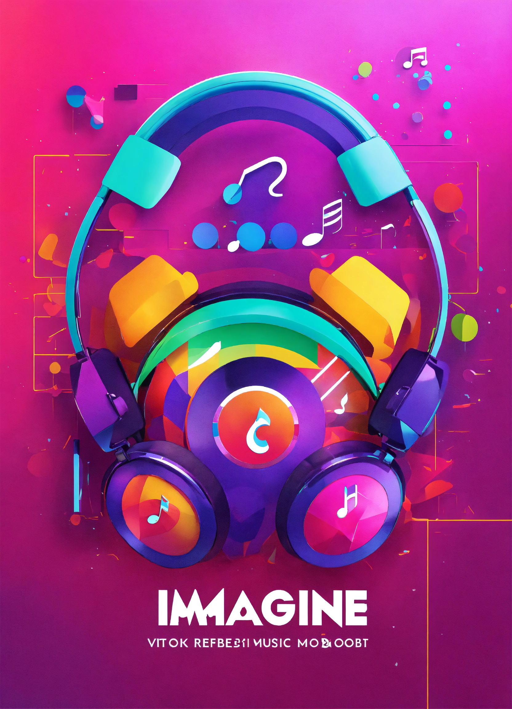 Lexica - /imagine a vibrant music channel mood boost logo, creatively ...