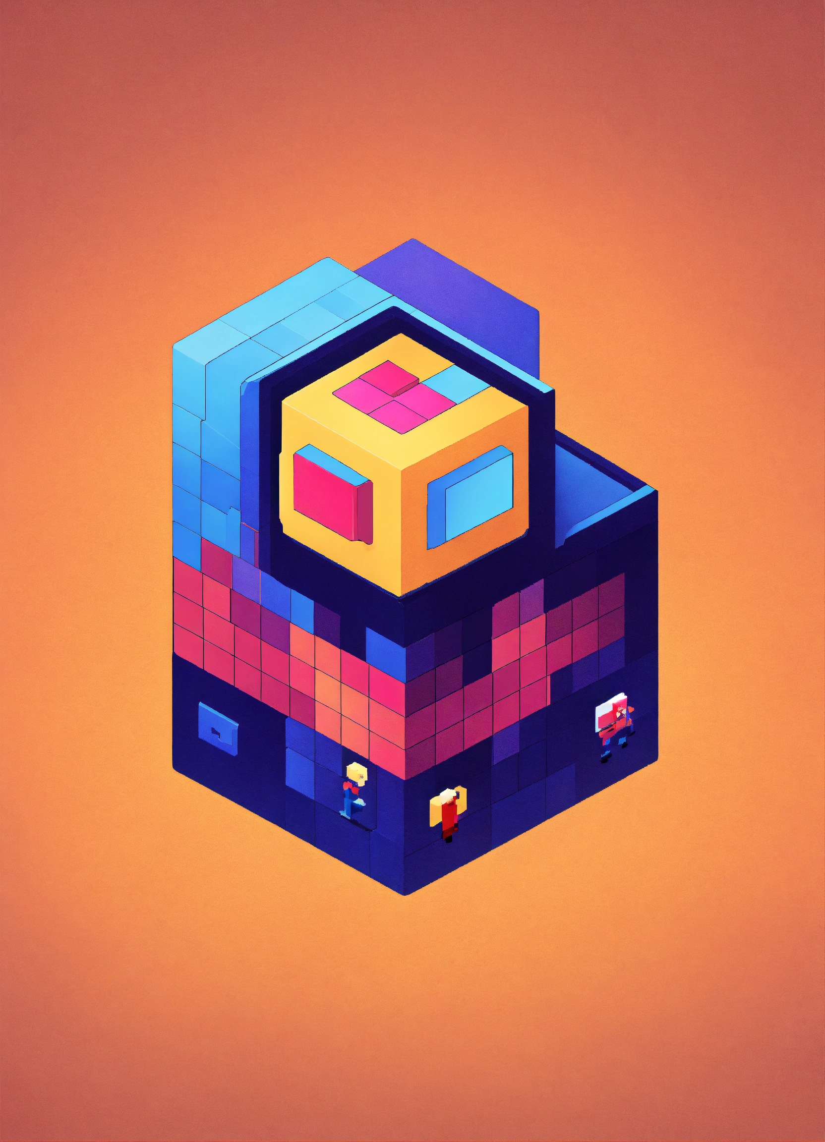 Lexica - Create a captivating logo that transitions seamlessly from an ...