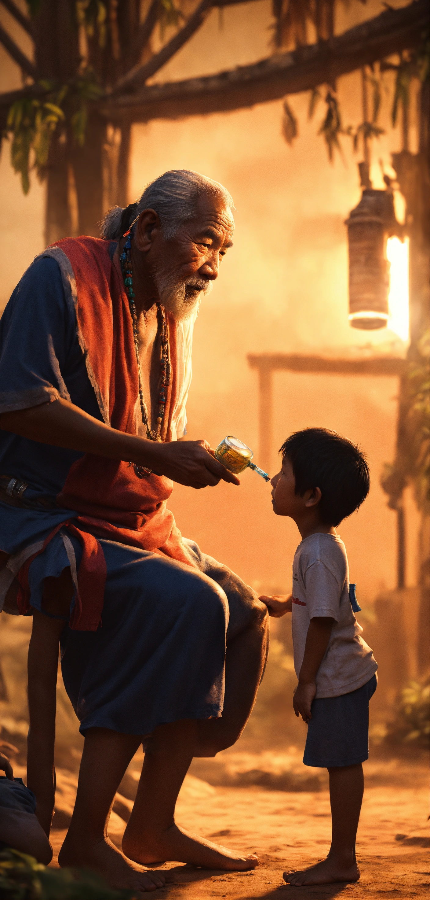 Lexica - Pilipino Albularyo dirty oldman, traditional healer giving ...