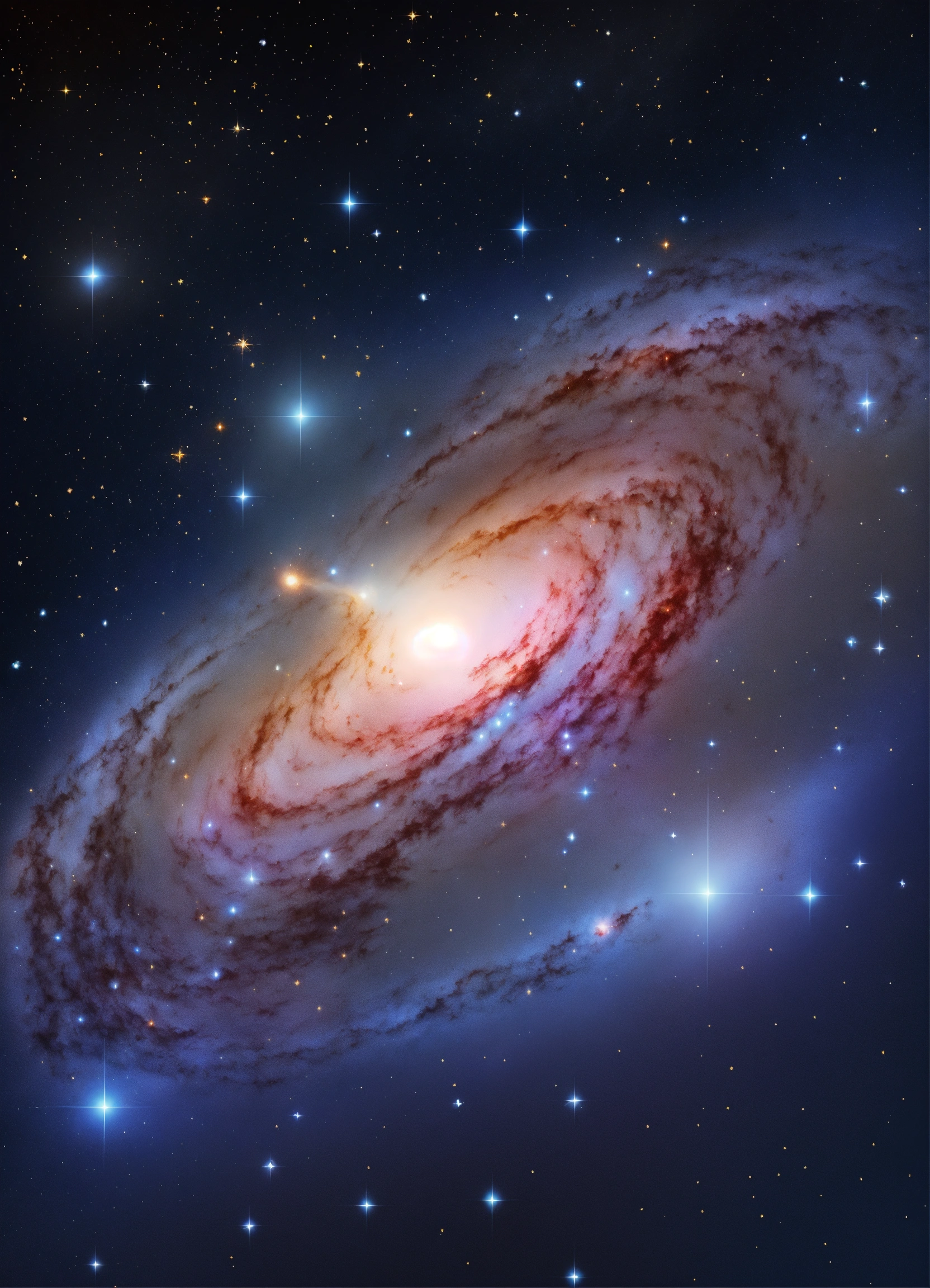 Lexica - Realistic orion constellation illustration no background