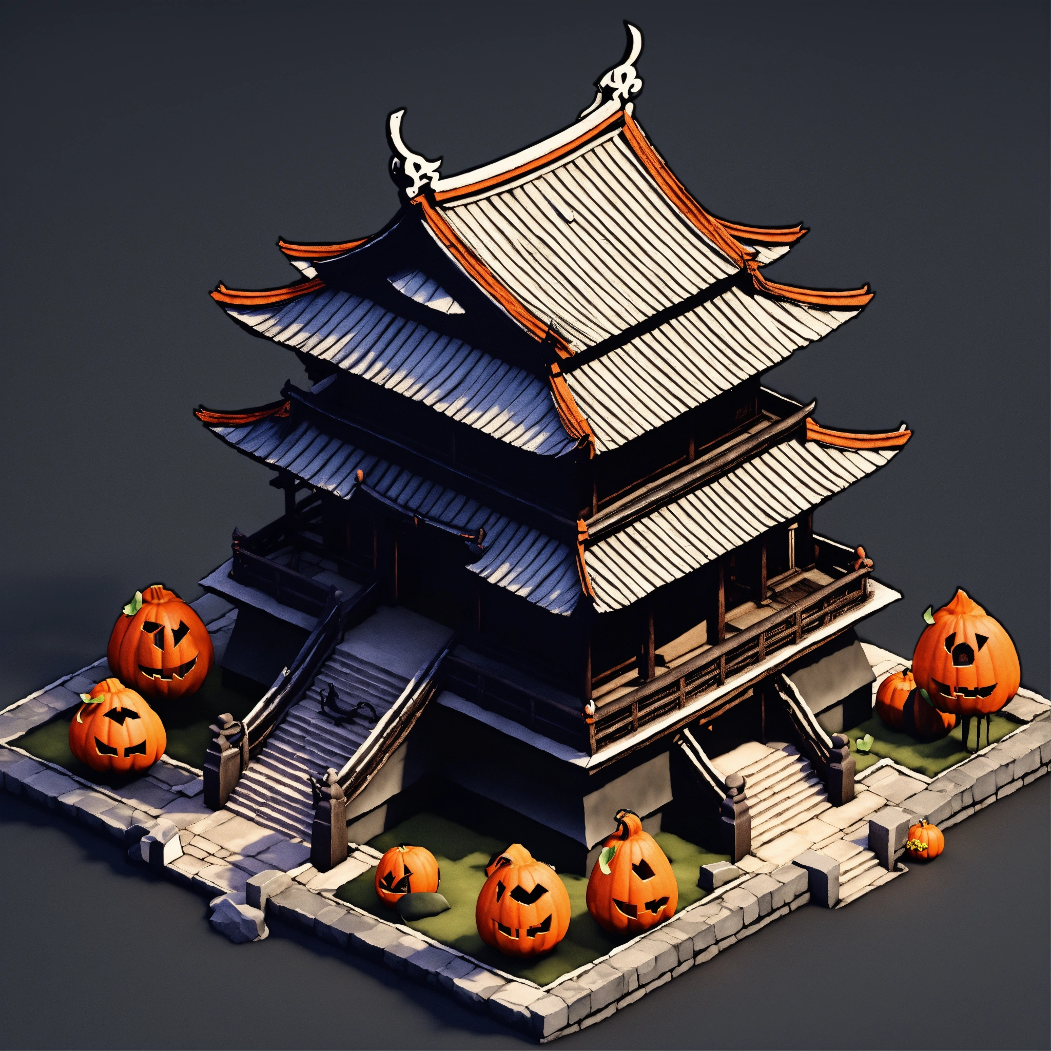 Lexica - Dark and mysterious, scary, gloomy Japanese mystery temple ...